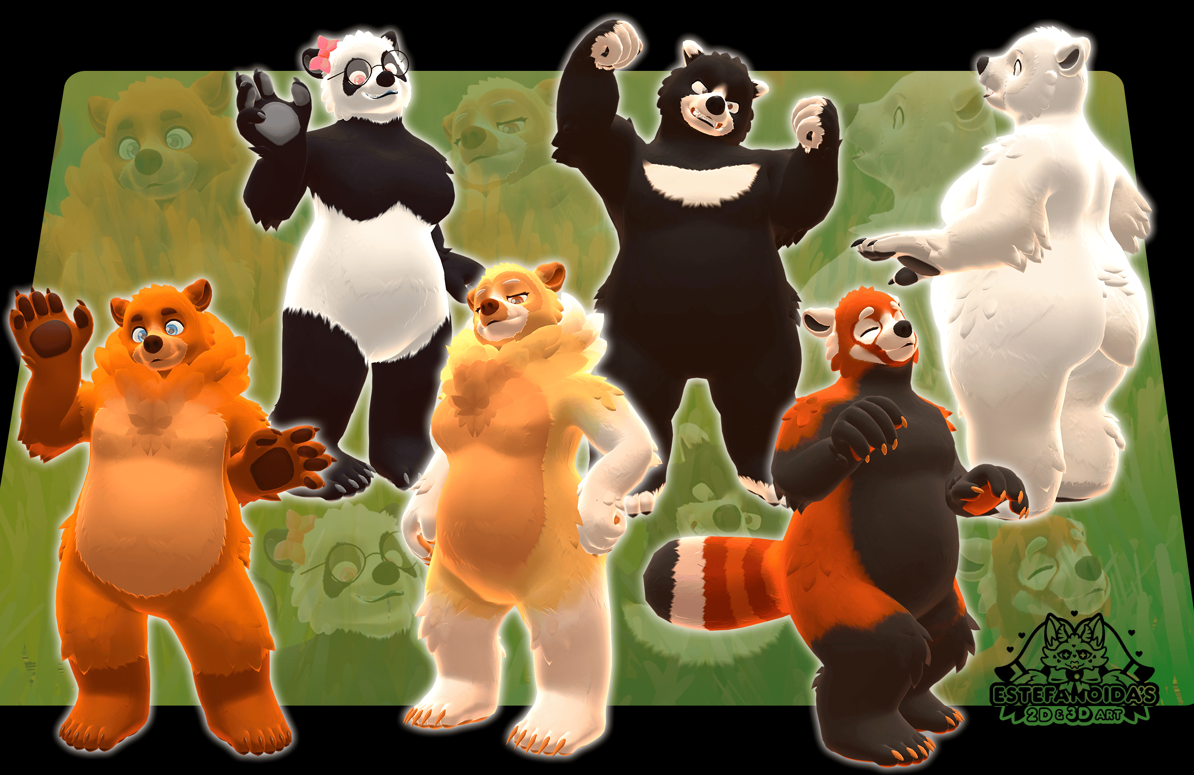 Este's Big Bear Avatar PC & Mobile (+ Face tracking)