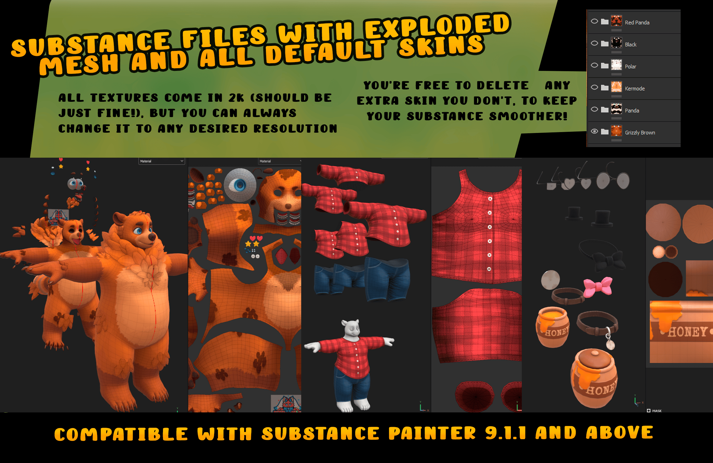 Este's Big Bear Avatar PC & Mobile (+ Face tracking)