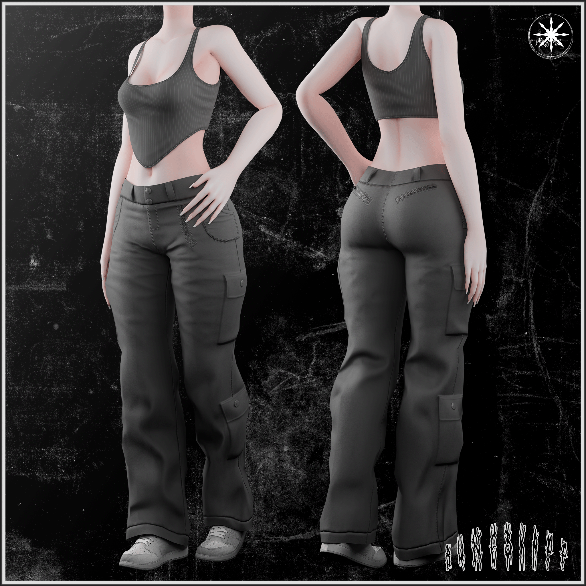 Cargo Pants and Top