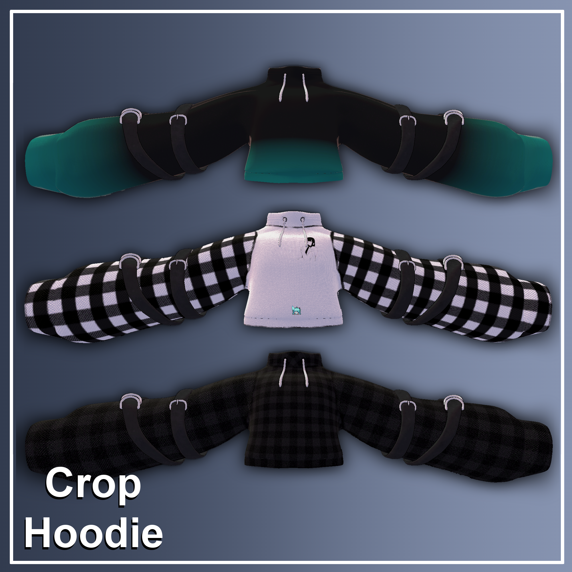 【KU Re】🐾 Crop Hoodie❤️