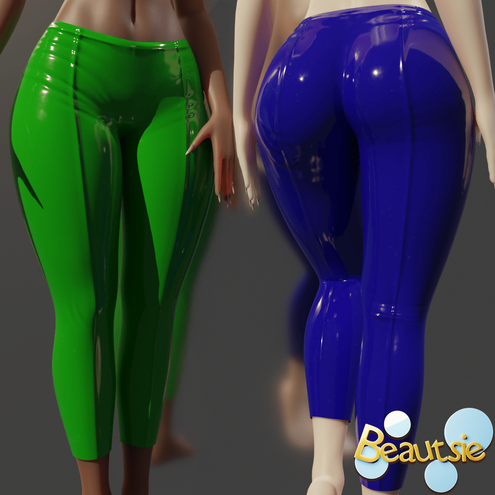 .:Beautsie:. Latex Trousers