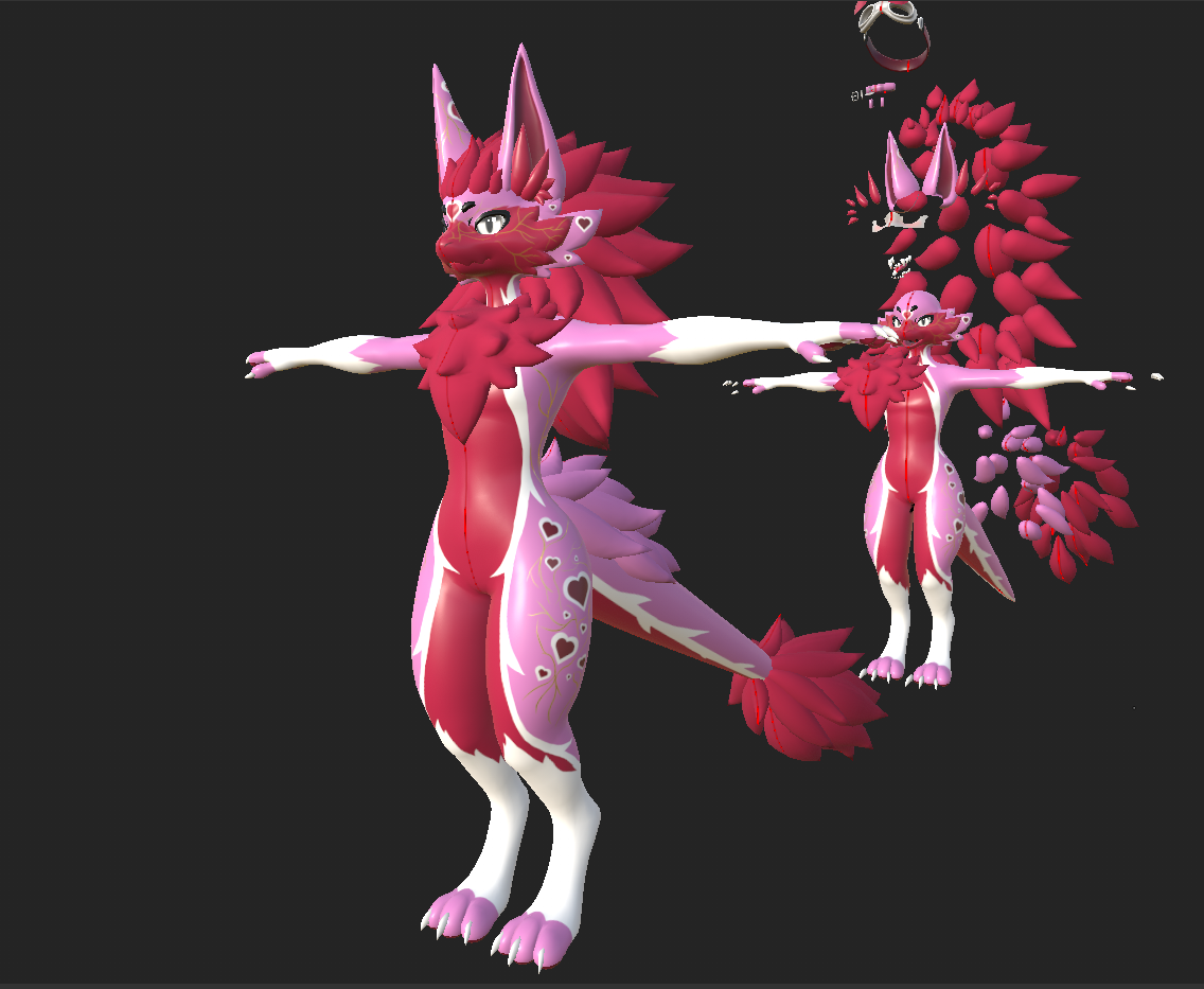 Lovey Dovey Novabeast Texture