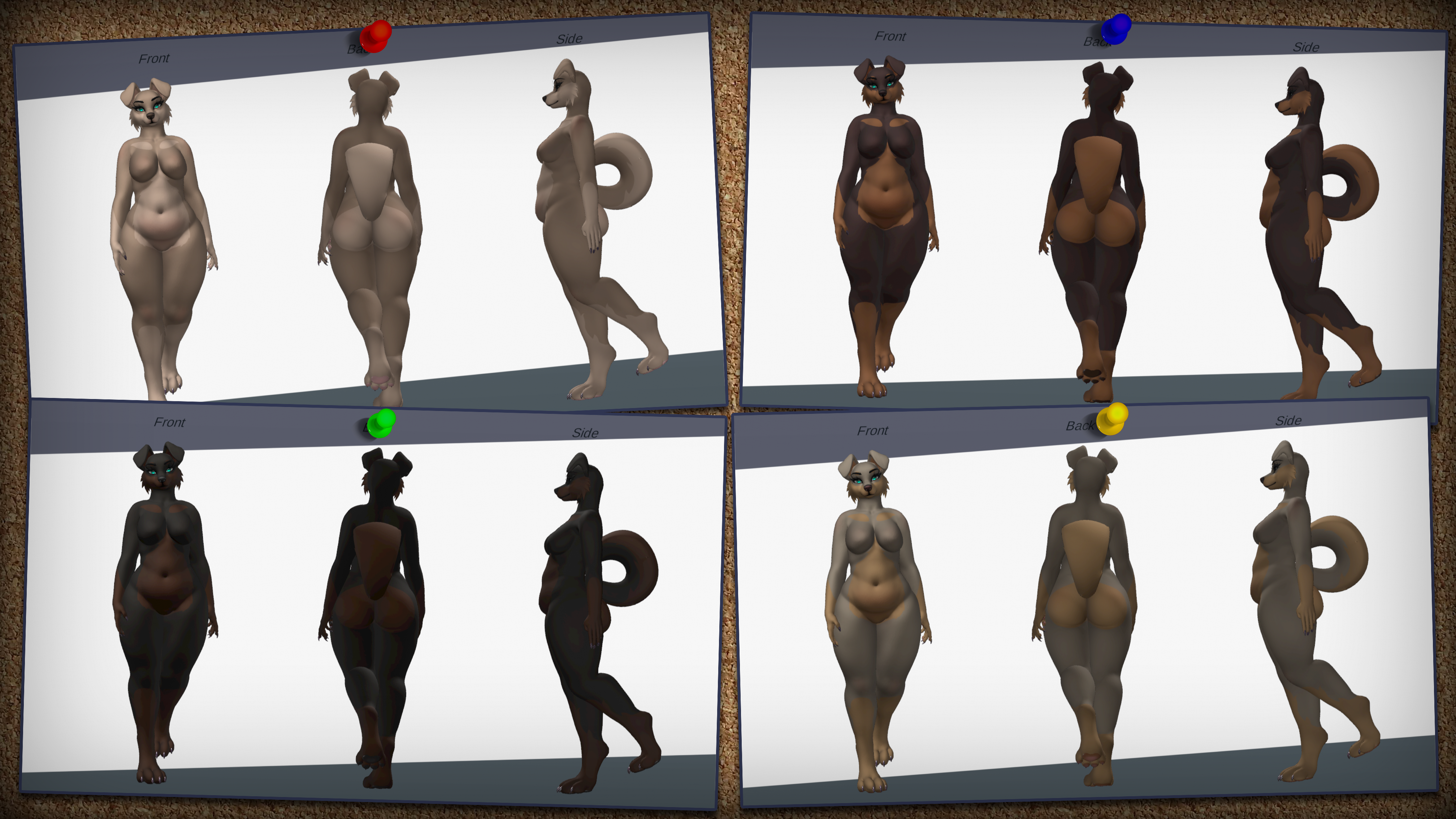 Doberman Honey Textures