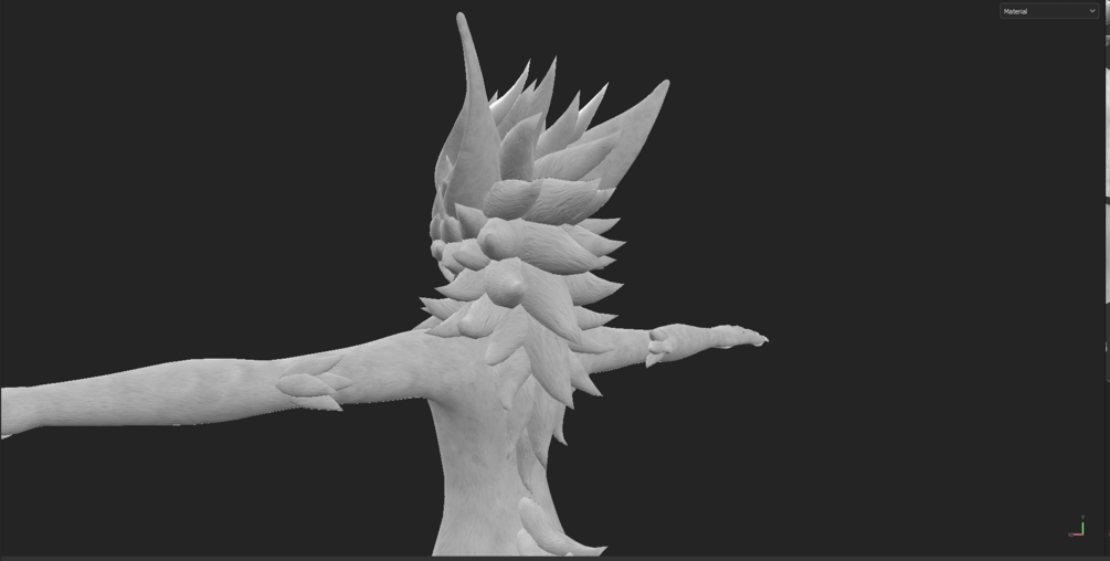 Furbrushed Nardoragon Normal, Height & Roughness Maps
