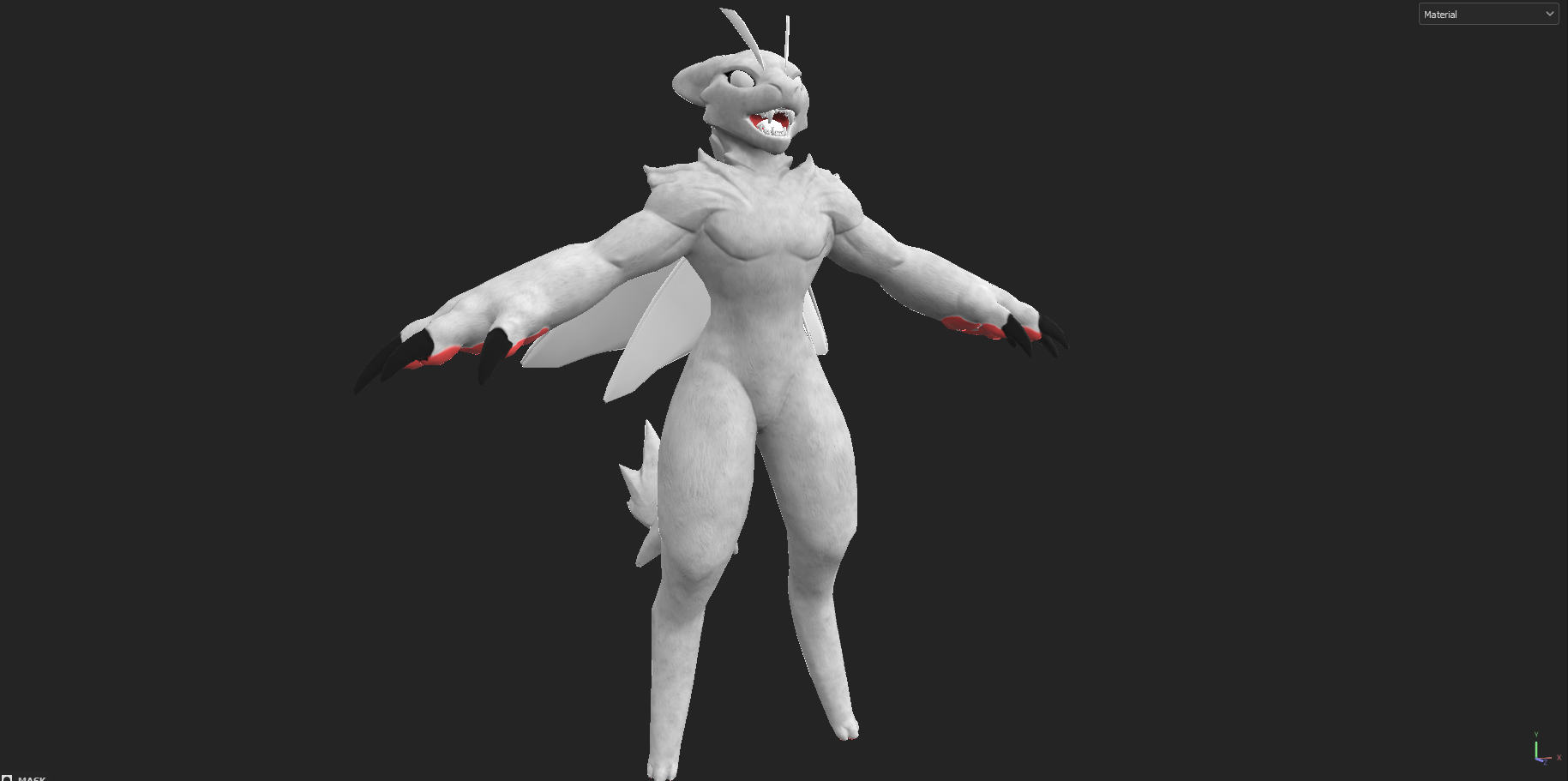 Furbrushed Tigerbee Normal, Height and Roughness Maps