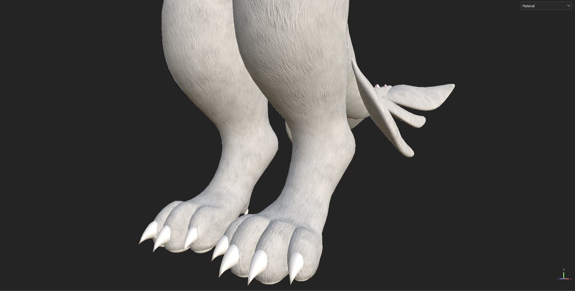 Furbrushed Maelstrorca Normal, Height & Roughness Maps