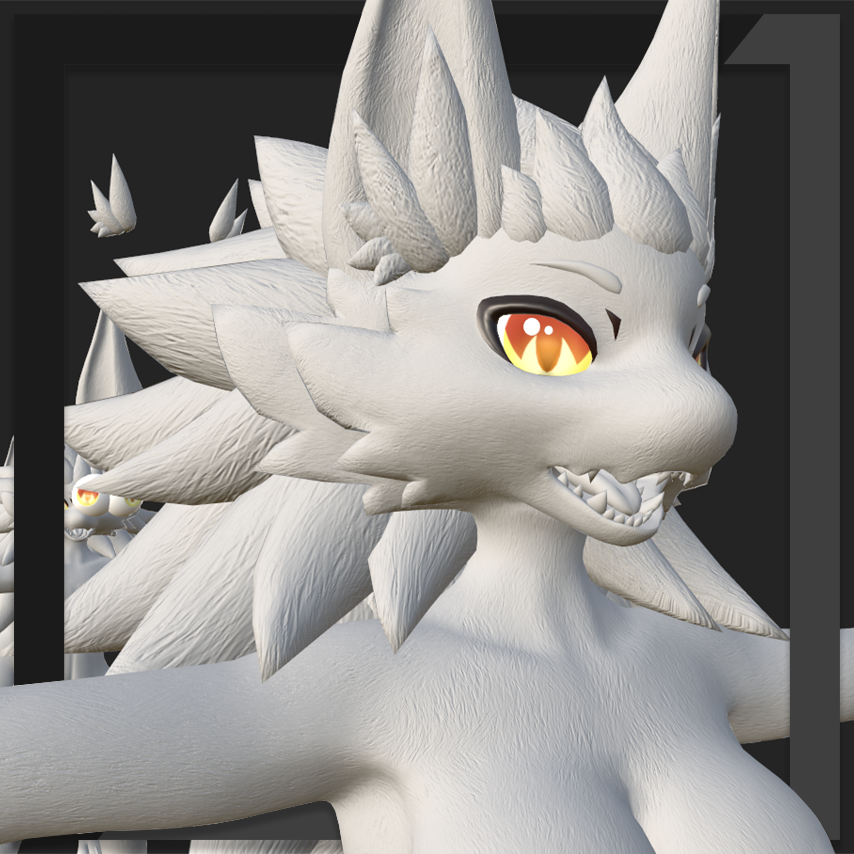 Furbrushed Kurai's Female Novabeast Normal & Height Maps