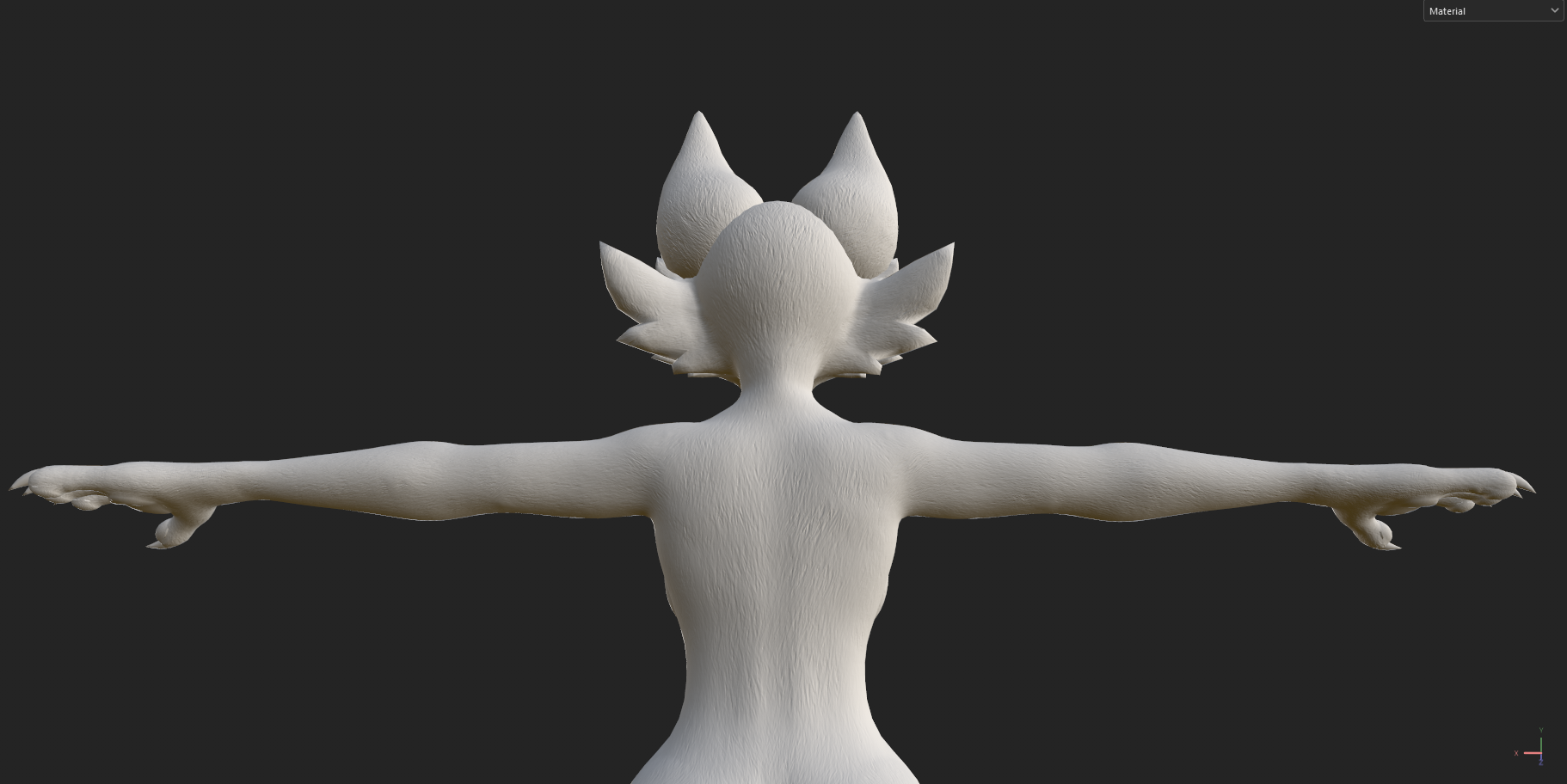Furbrushed Kurai's Female Novabeast Normal & Height Maps