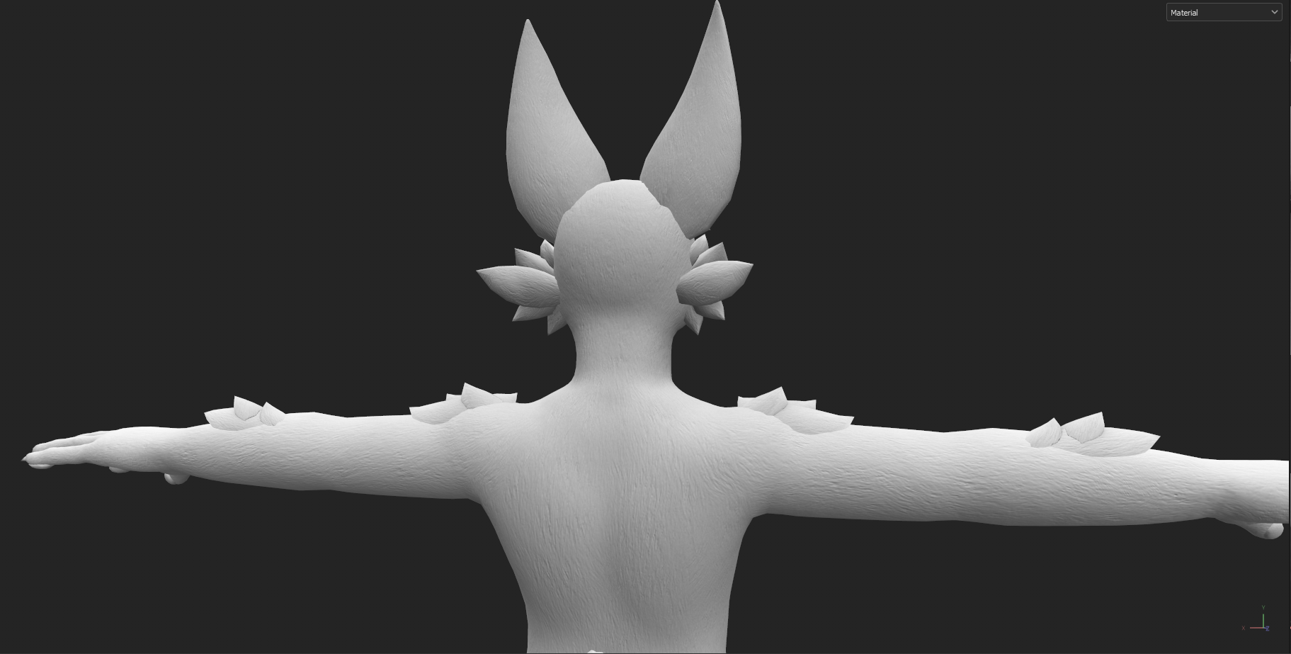 Furbrushed Ashbeast Normal & Height Maps