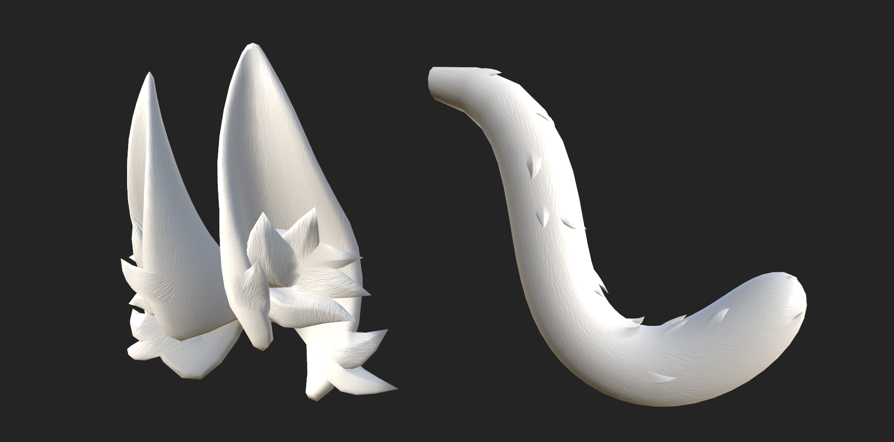 Furbrushed Keyrin Normal & Height Maps