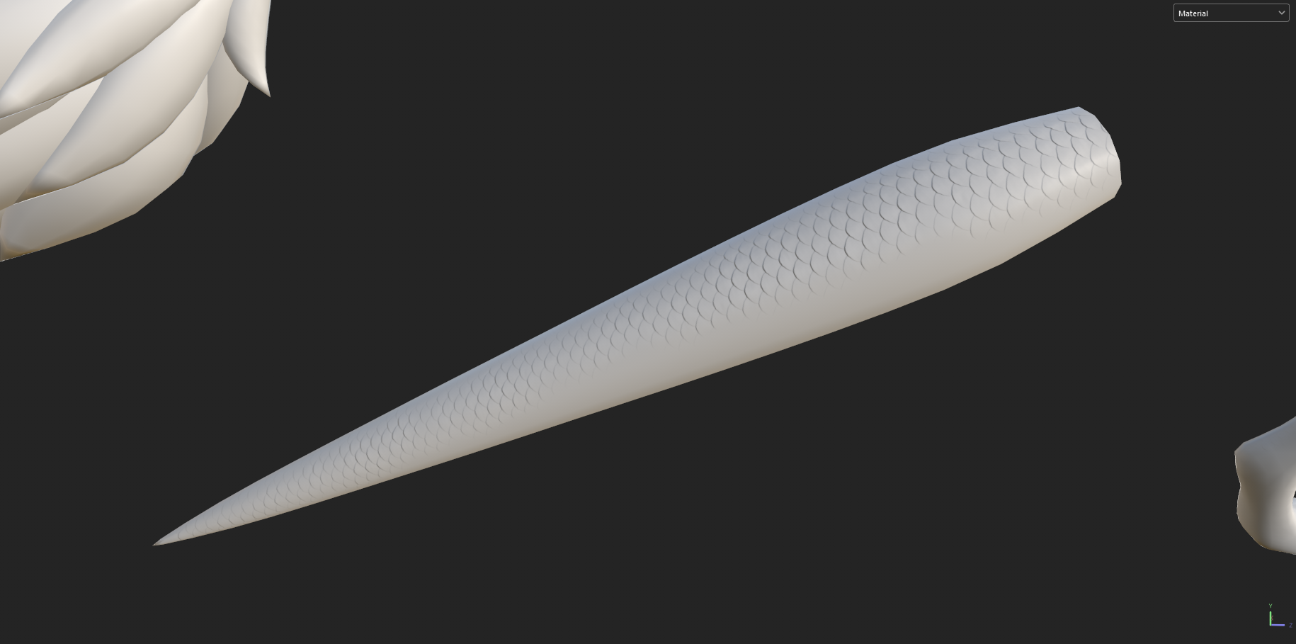 Soft Dragon Scale KFN Novabeast Normal & Height Maps