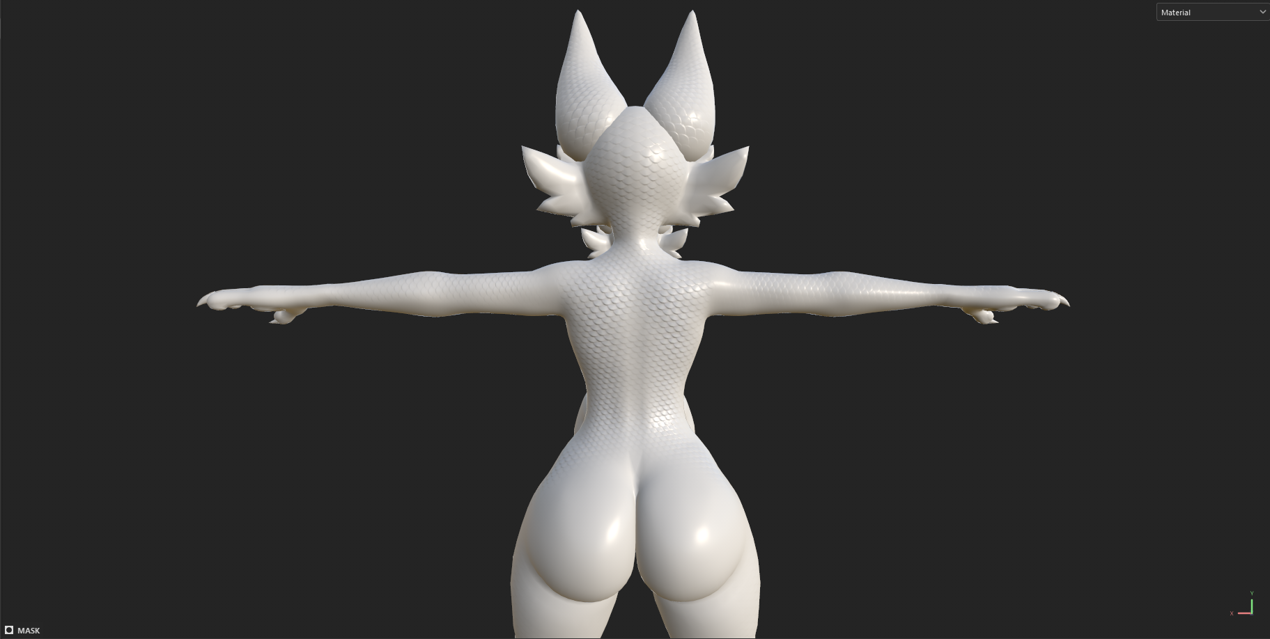 Soft Dragon Scale KFN Novabeast Normal & Height Maps