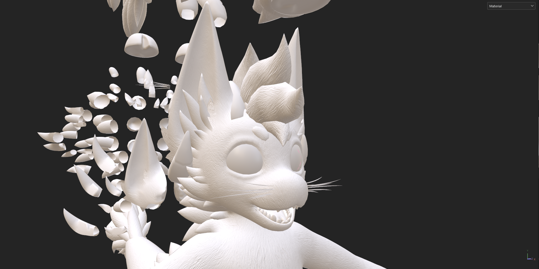 Furbrushed Goobastera Normal & Height Maps