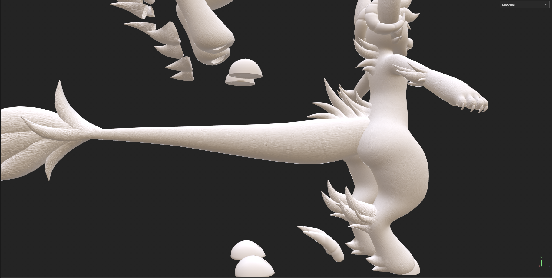 Furbrushed Goobastera Normal & Height Maps