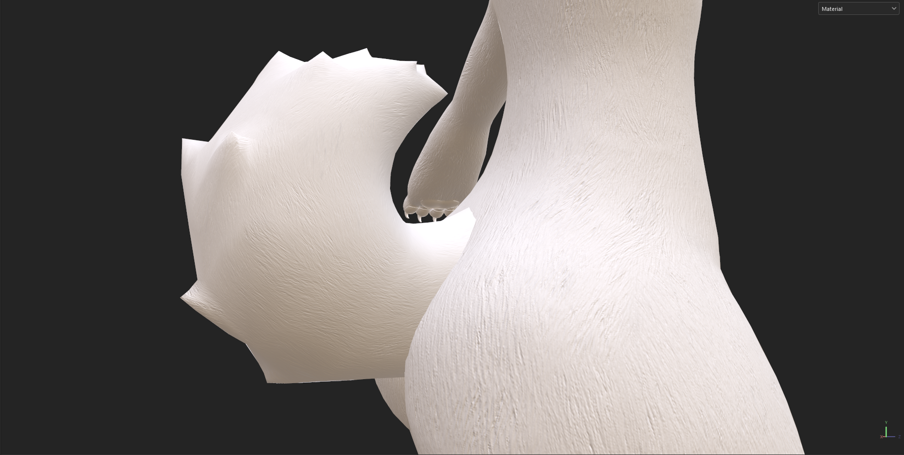 Furbrushed Goobastera Normal & Height Maps