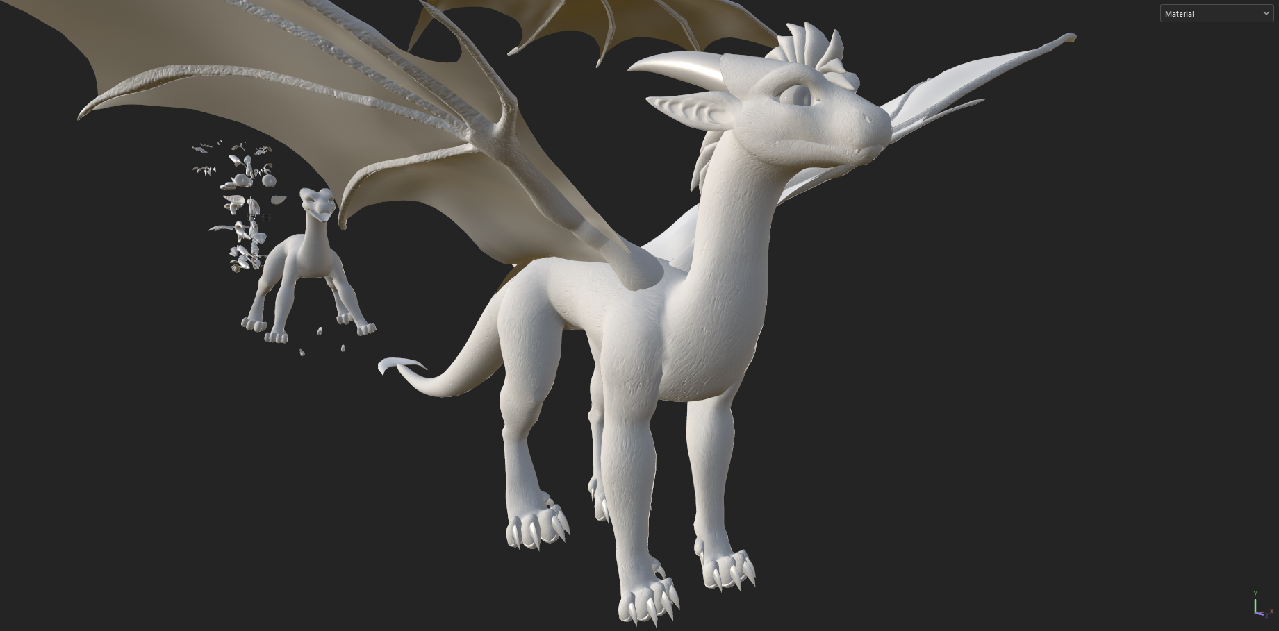 Furbrushed Dovabrodian & Feathers DLC Normal & Height Maps