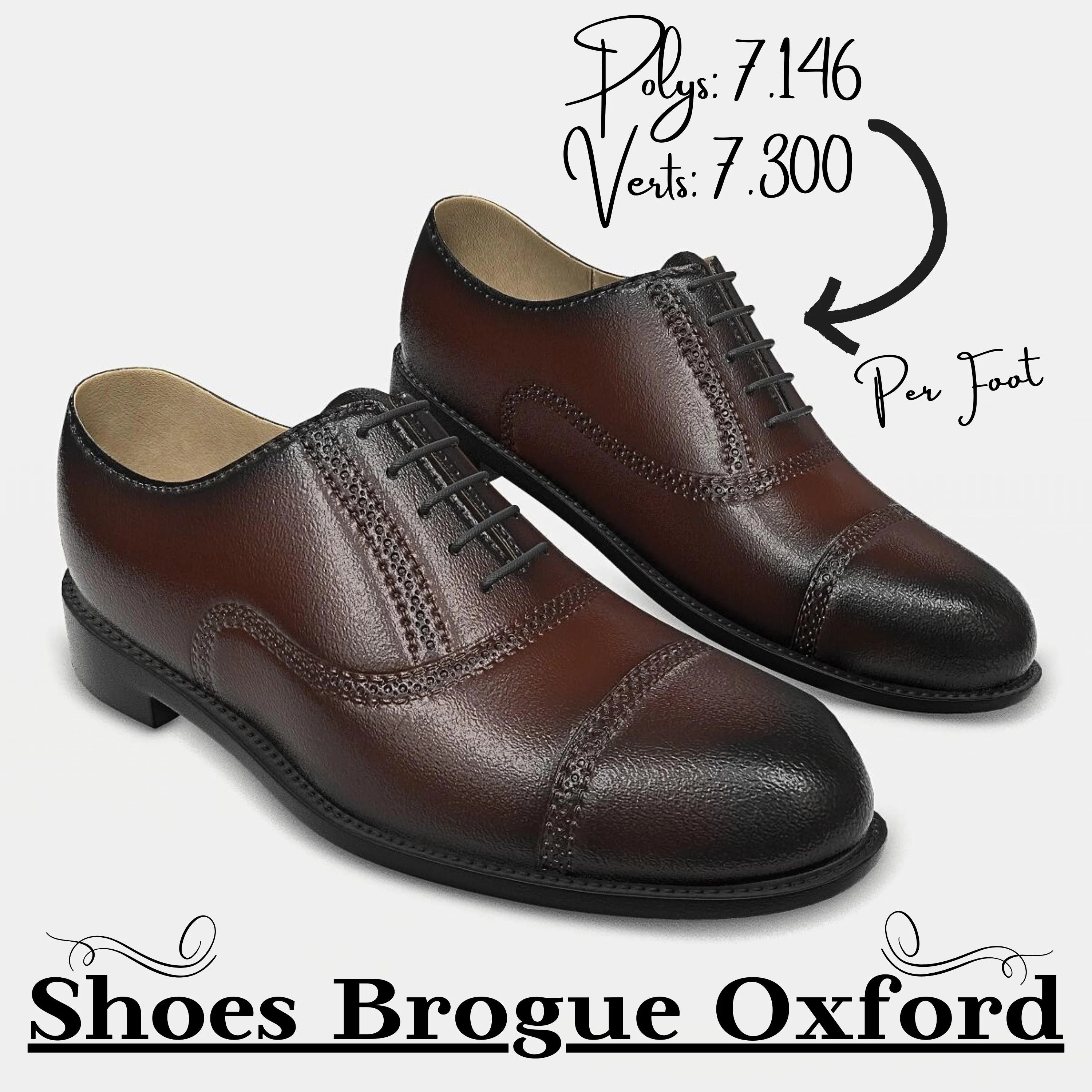 Shoes Brogue Oxford - Brown Red | WOLVES STUDIO