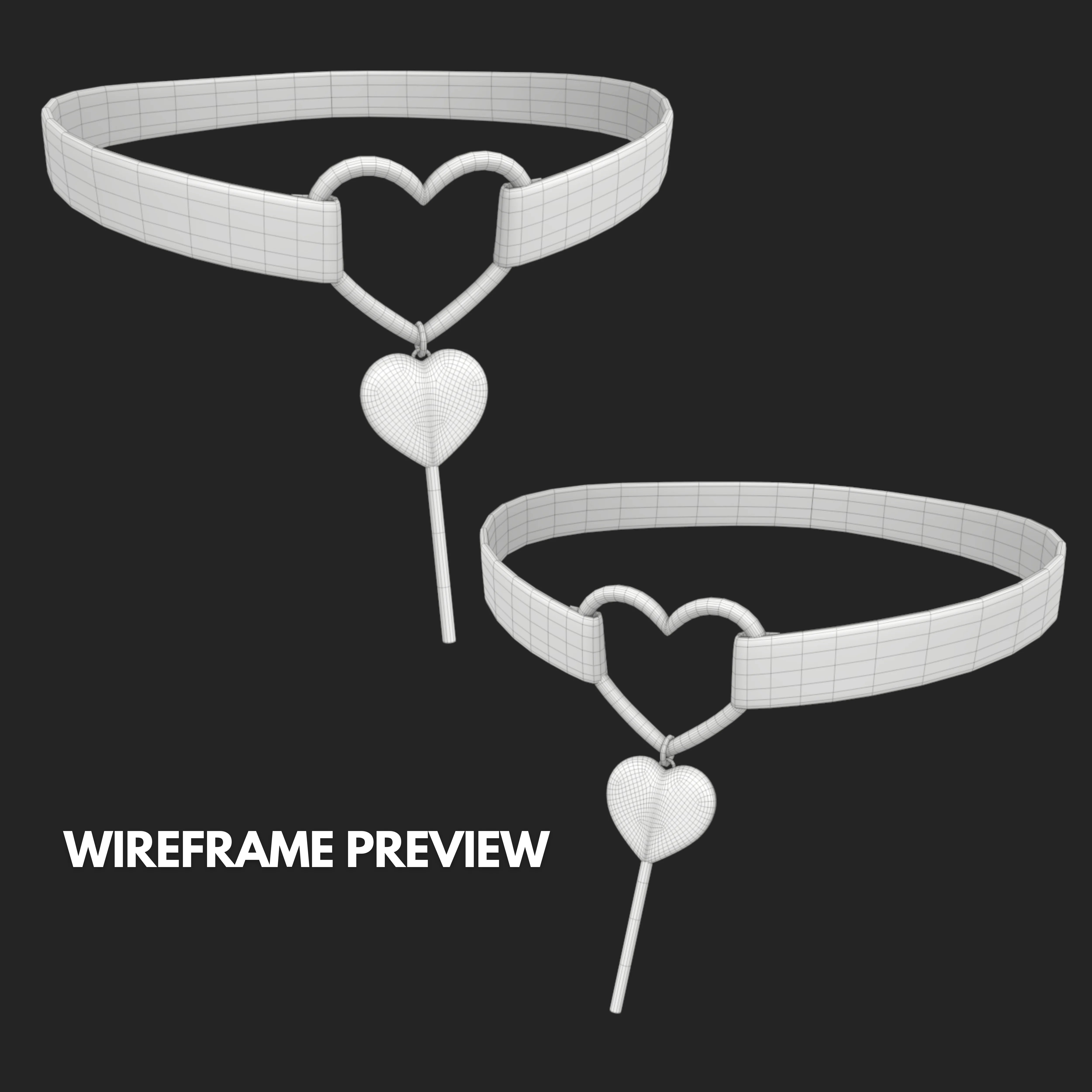 Heart Choker - Lollipop Kawaii | WOLVES STUDIO