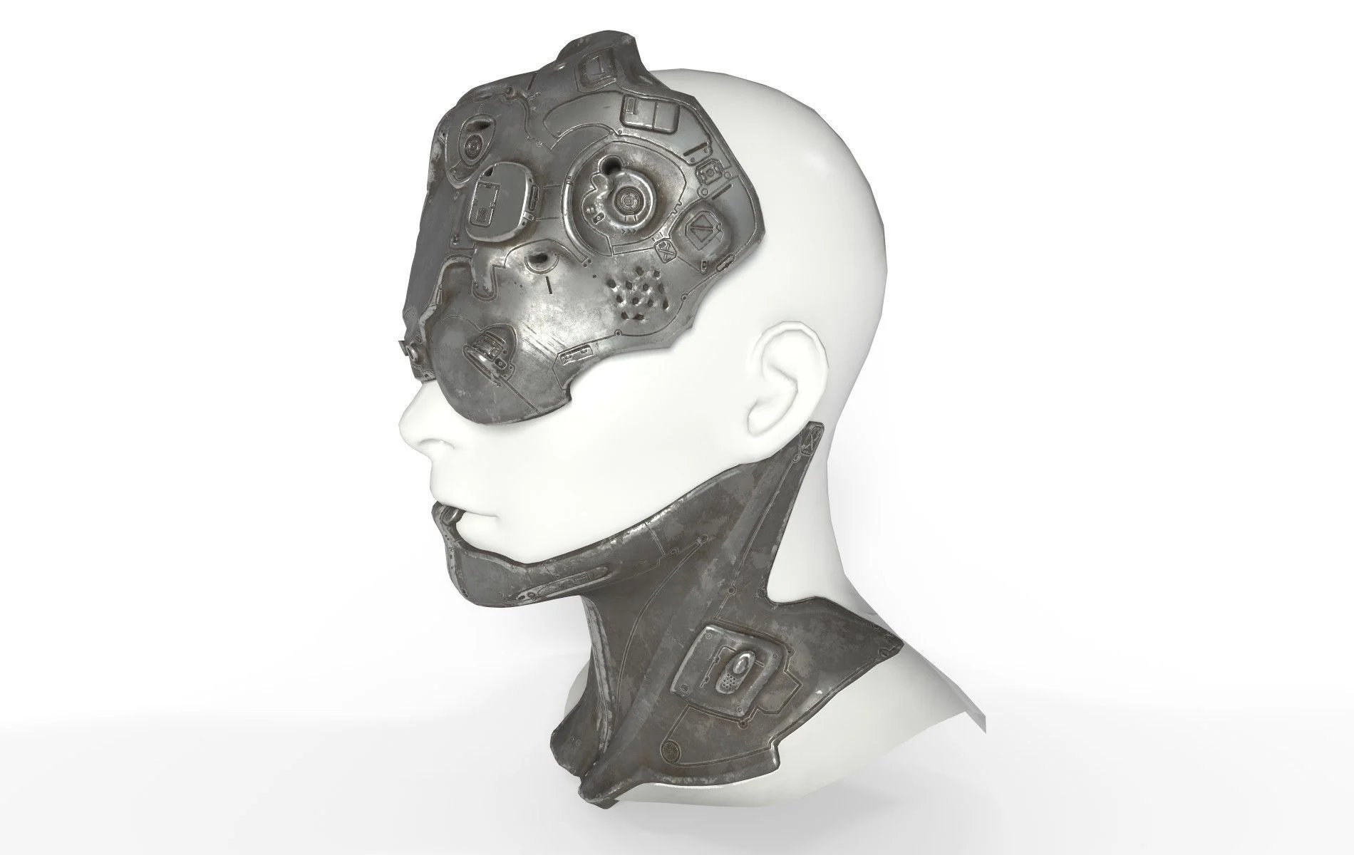 Mask Mecha Robot Cyberpunk BUNDLE | WOLVES STUDIO