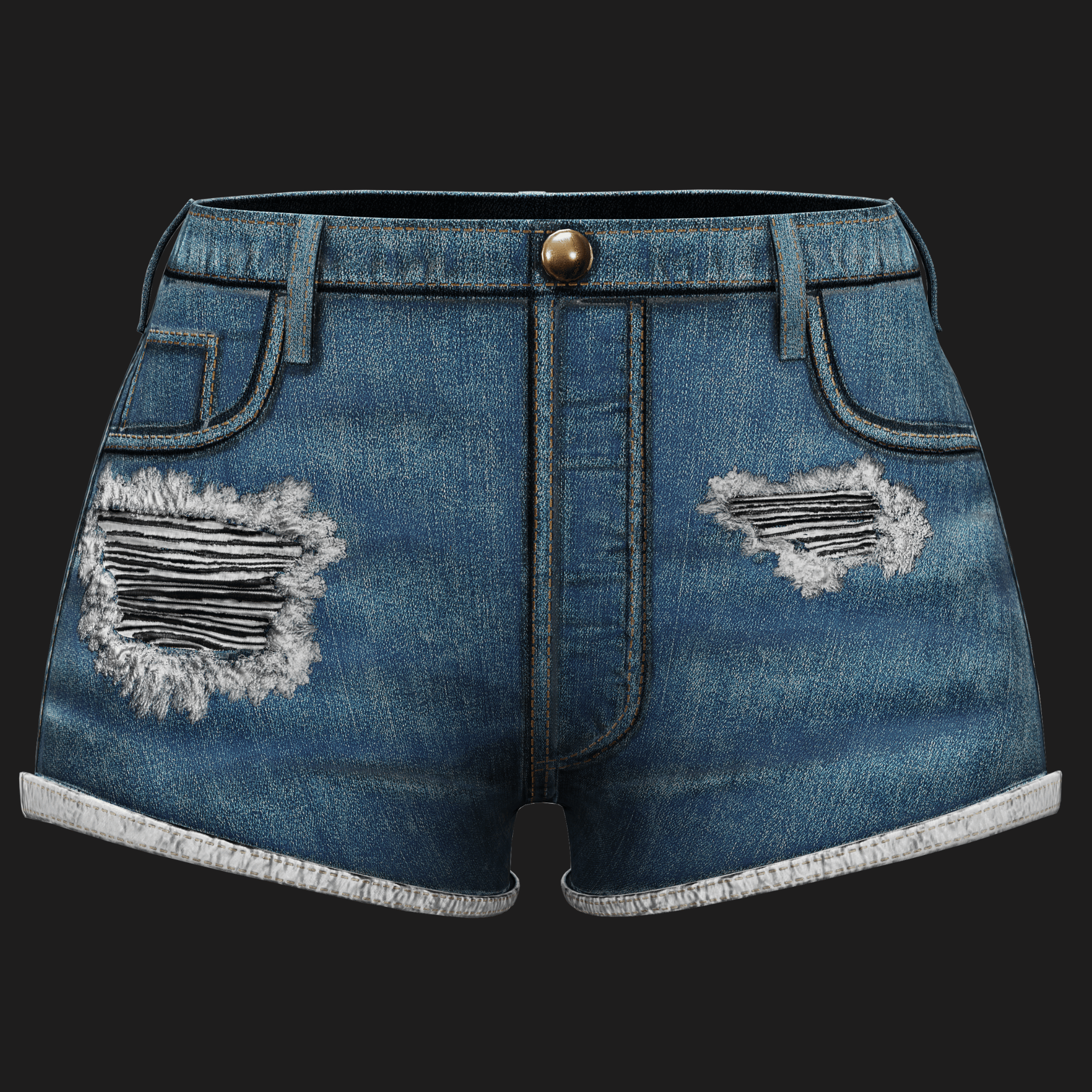 WOMEN'S JEAN SHORTS - 3 COLORS | WOLVES STUDIO