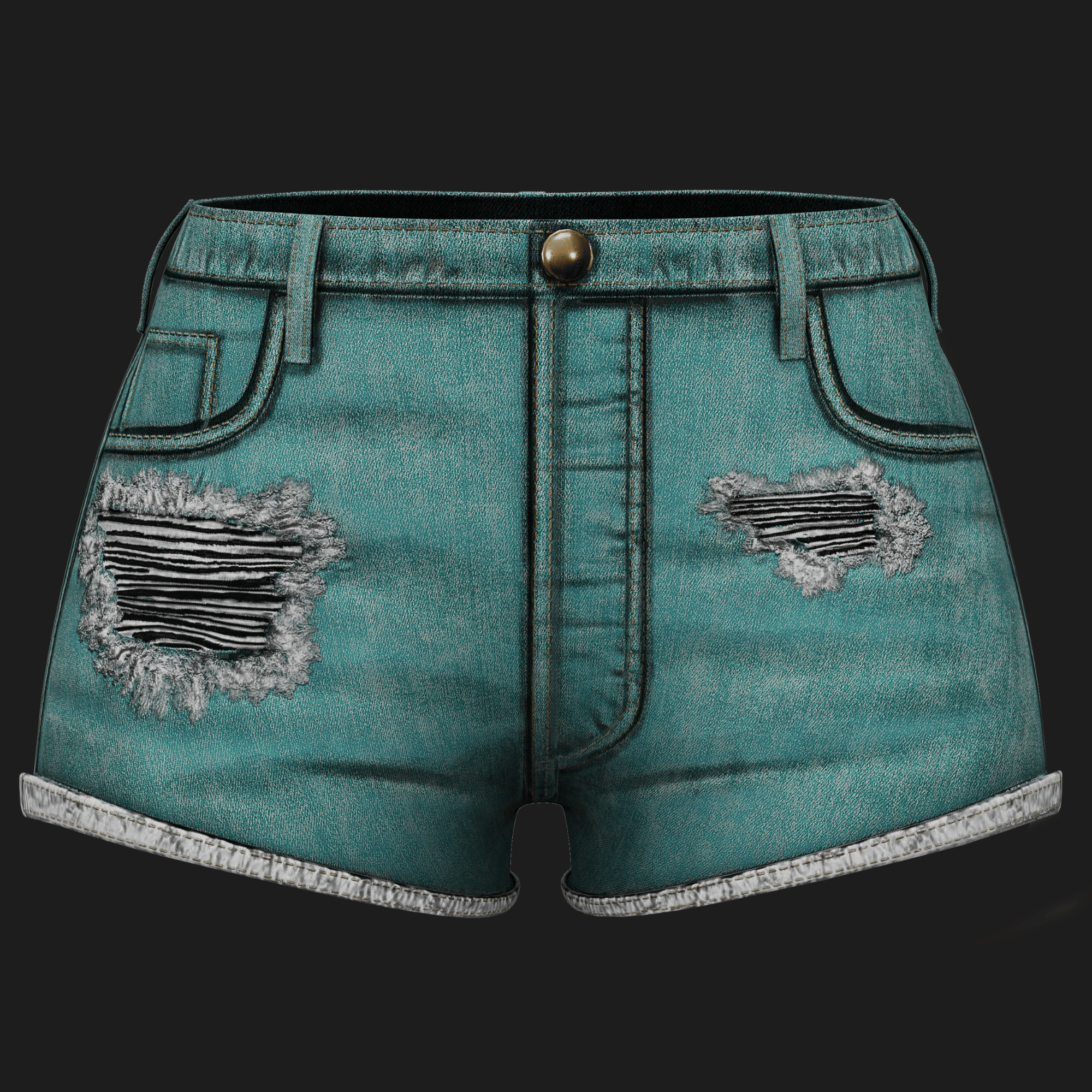 WOMEN'S JEAN SHORTS - 3 COLORS | WOLVES STUDIO