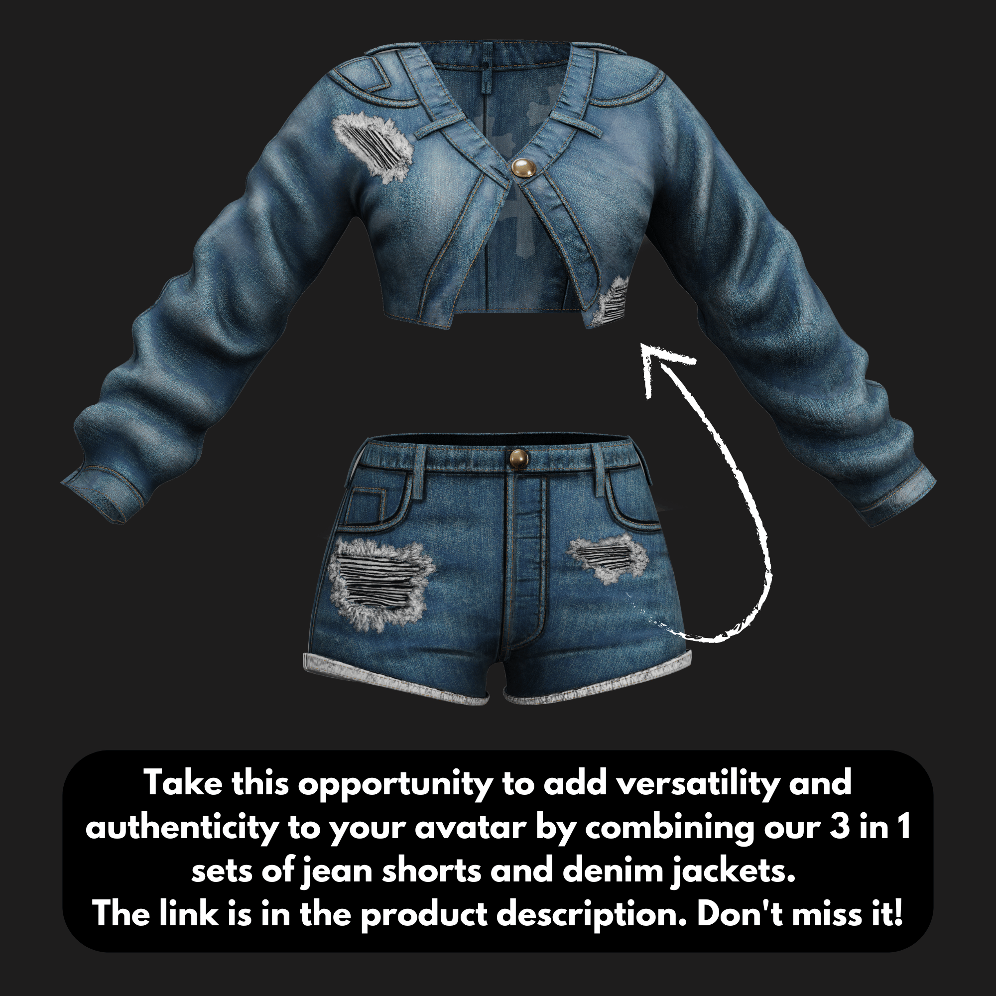 WOMEN'S JEAN SHORTS - 3 COLORS | WOLVES STUDIO
