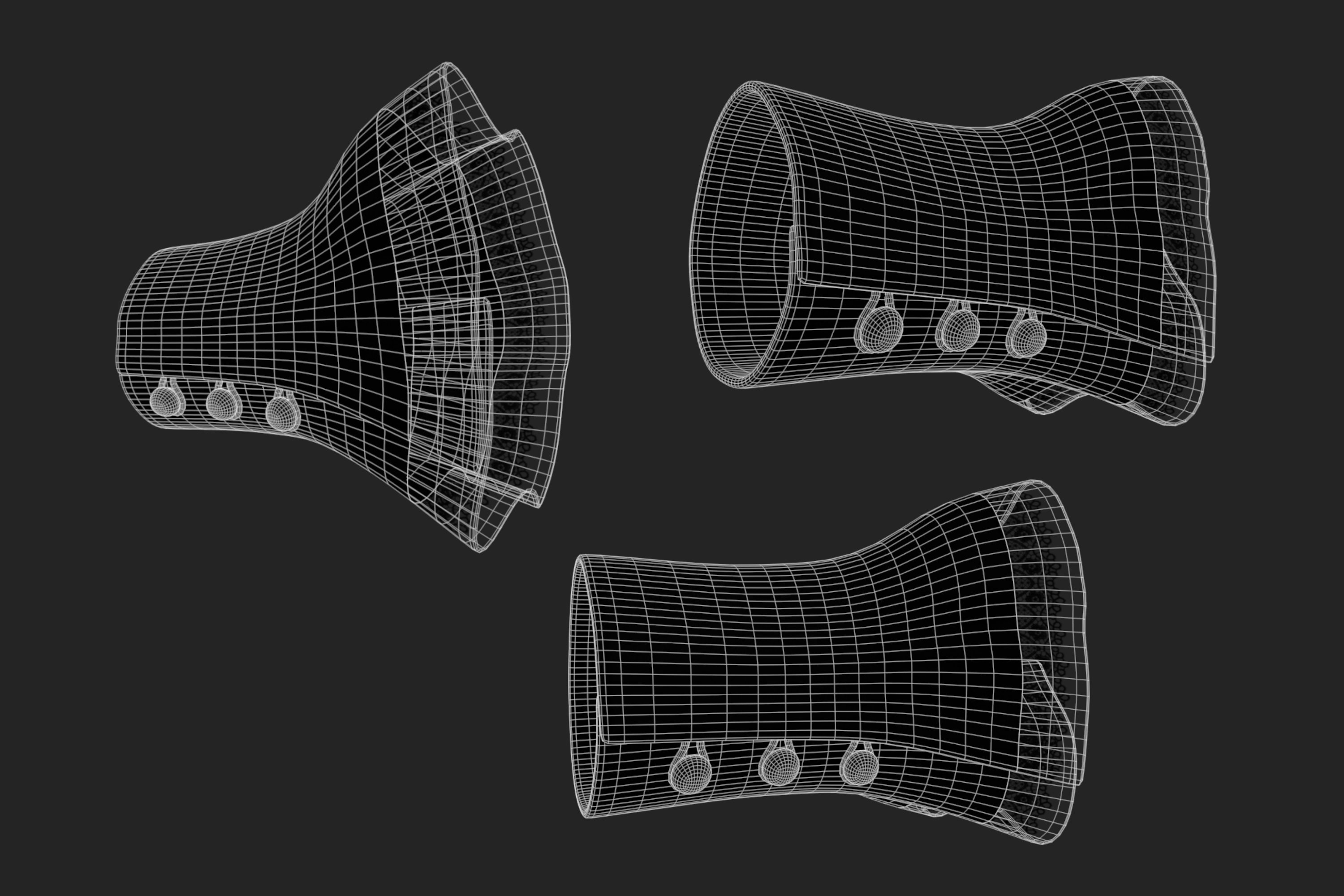 Arm Ruffled Sleeve - VRChat | WOLVES STUDIO