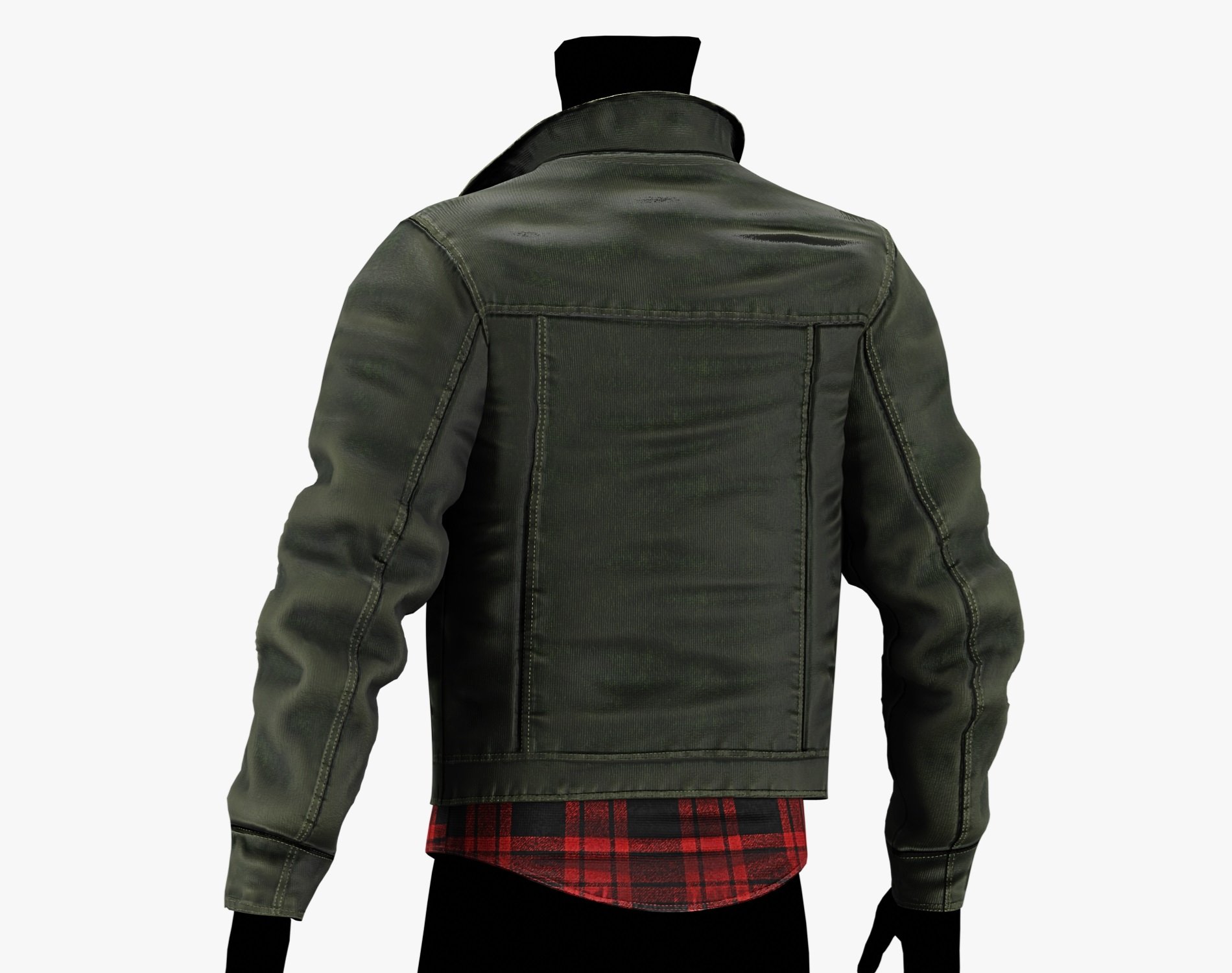 3D Jacket + Flannel Plaid Shirt Casual Clothing - EBOY Pack | WOLVES STUDIO