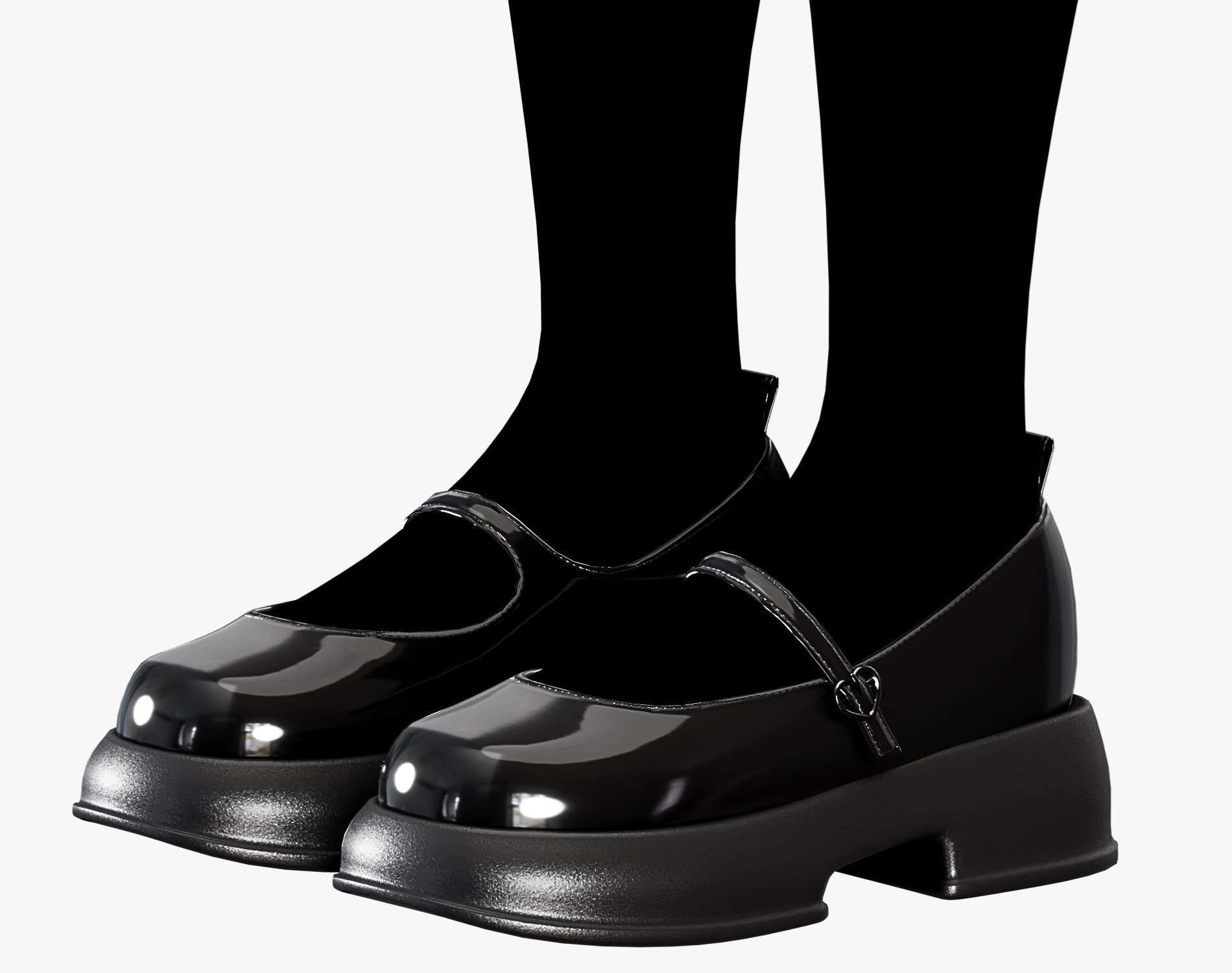 Shoes Pack 1 - Mary Jane Shiny Varnish | WOLVES STUDIO