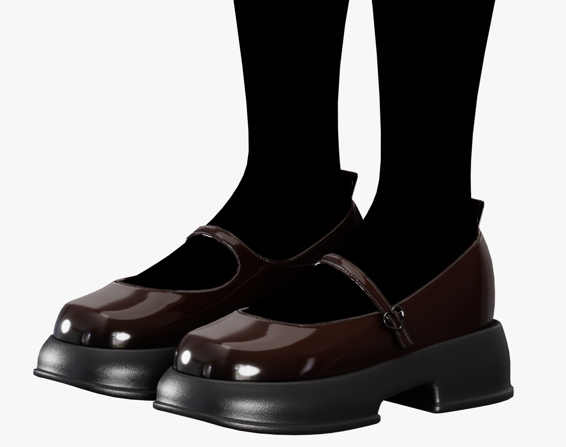 Shoes Pack 1 - Mary Jane Shiny Varnish | WOLVES STUDIO