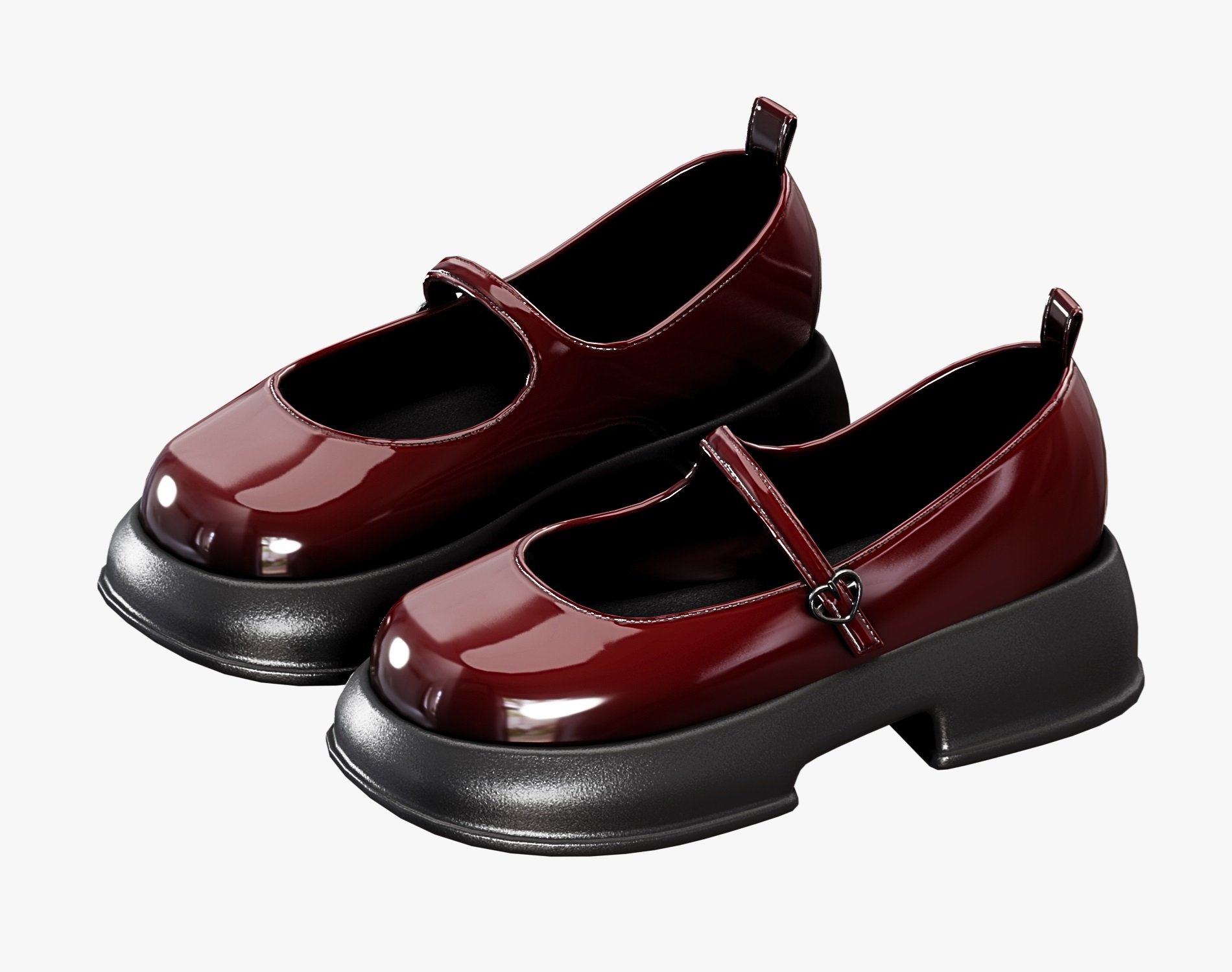 Shoes Pack 1 - Mary Jane Shiny Varnish | WOLVES STUDIO