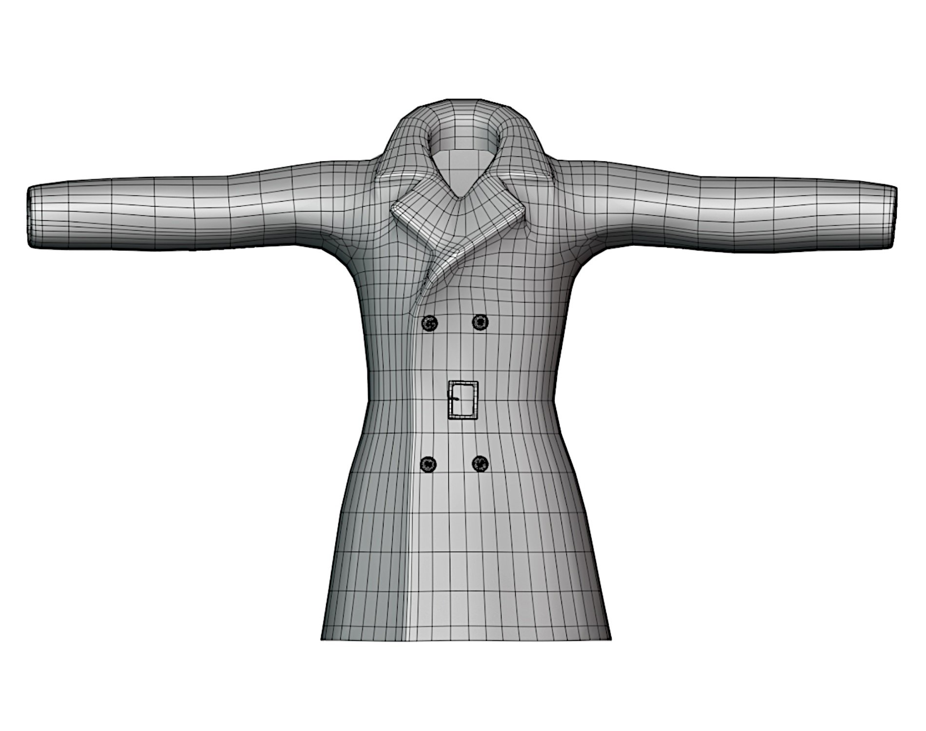 Noir Trench Coat Mafia Style - 5 Styles | WOLVES STUDIO