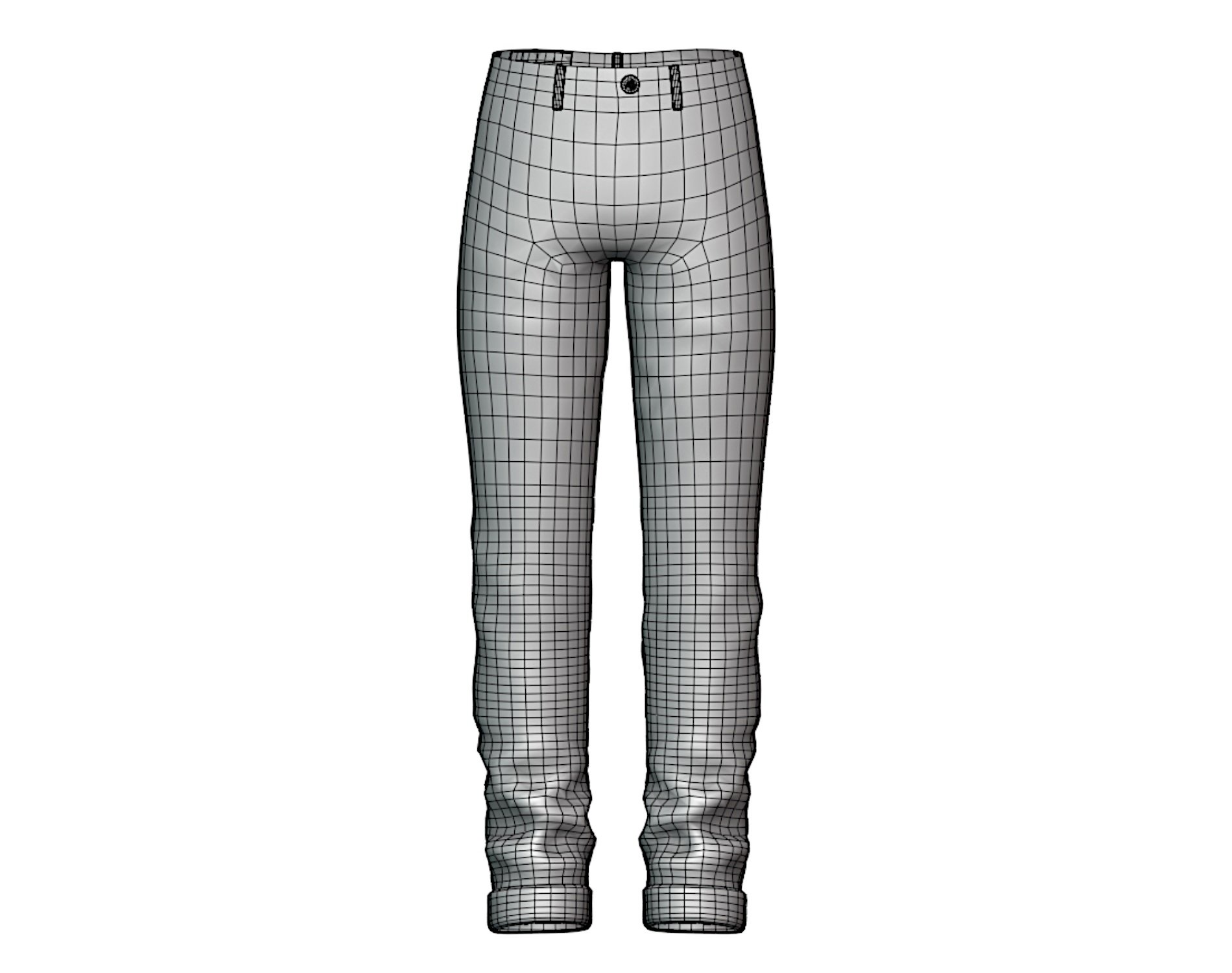 Male Casual Jeans Pants Pack - Game-Ready 3D Model | PBR 4K Denim | WOLVES STUDIO