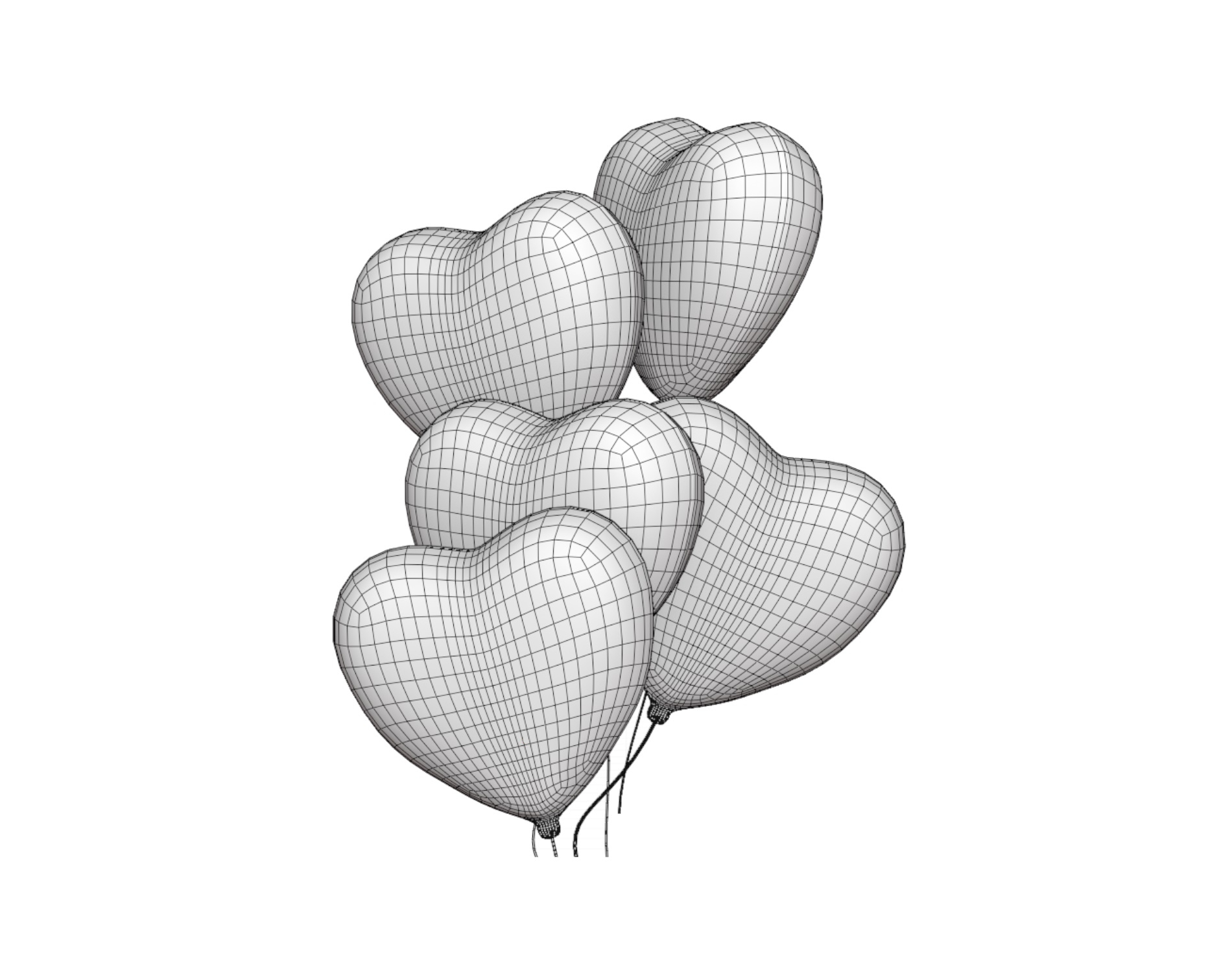Valentine’s Day Heart Balloon Prop - Romantic Decoration | WOLVES STUDIO