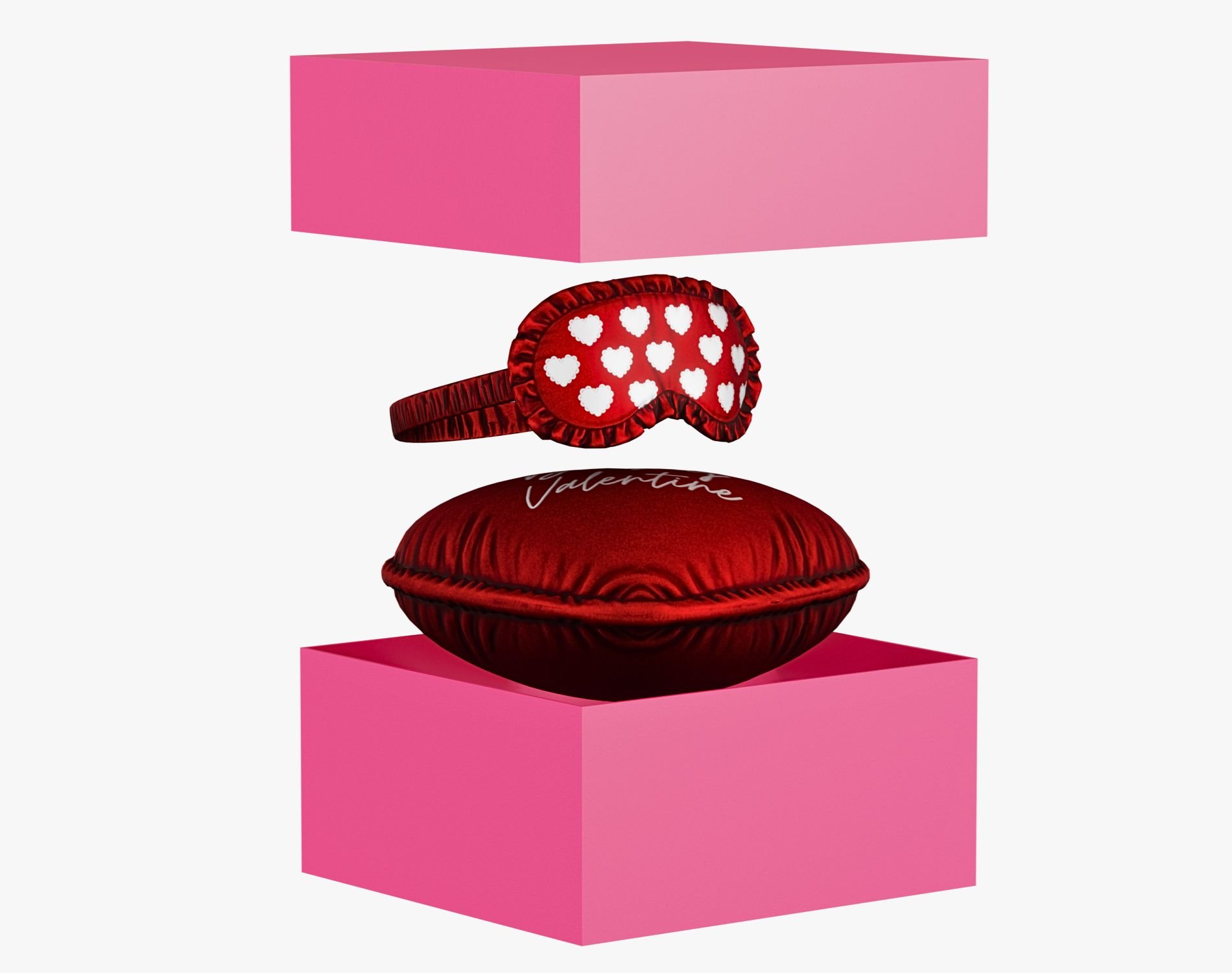 Valentine’s Gift Box with Sleep Mask + Plush Cute Prop | WOLVES STUDIO
