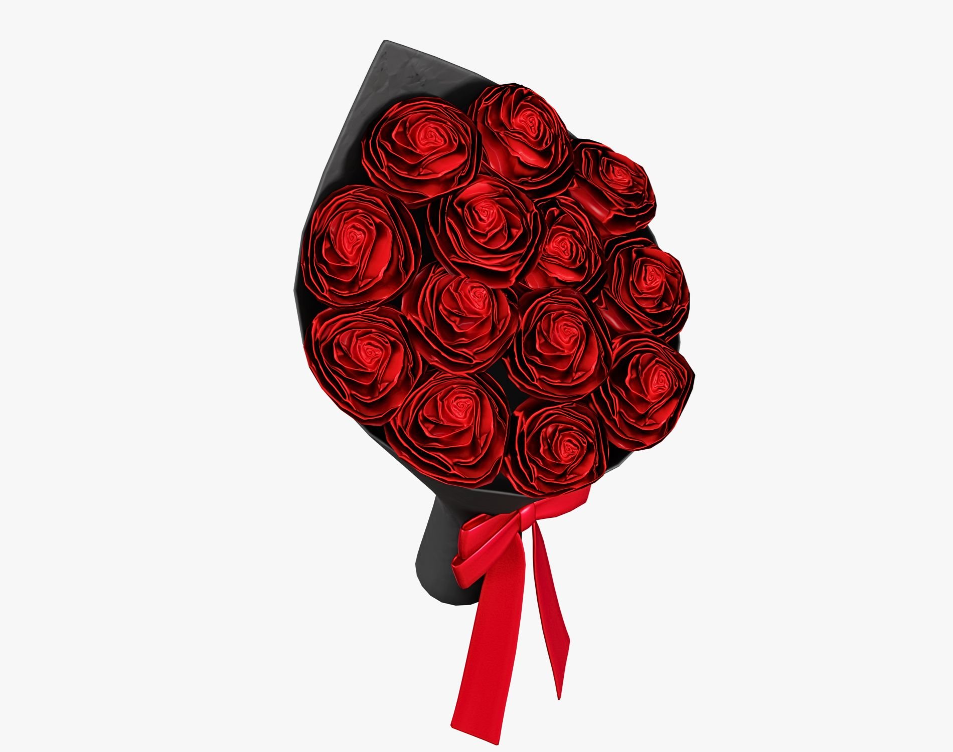 Valentine’s Roses Bouquet - Romantic Flower Prop | WOLVES STUDIO