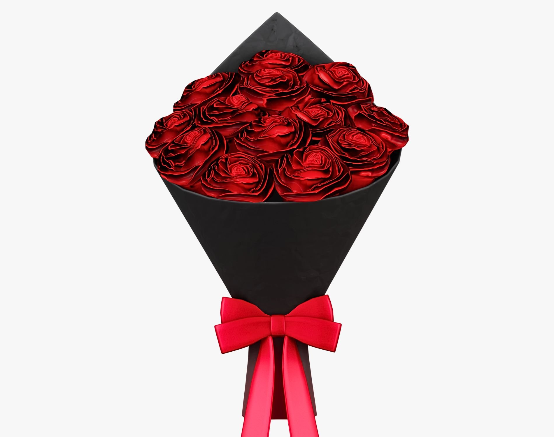 Valentine’s Roses Bouquet - Romantic Flower Prop | WOLVES STUDIO