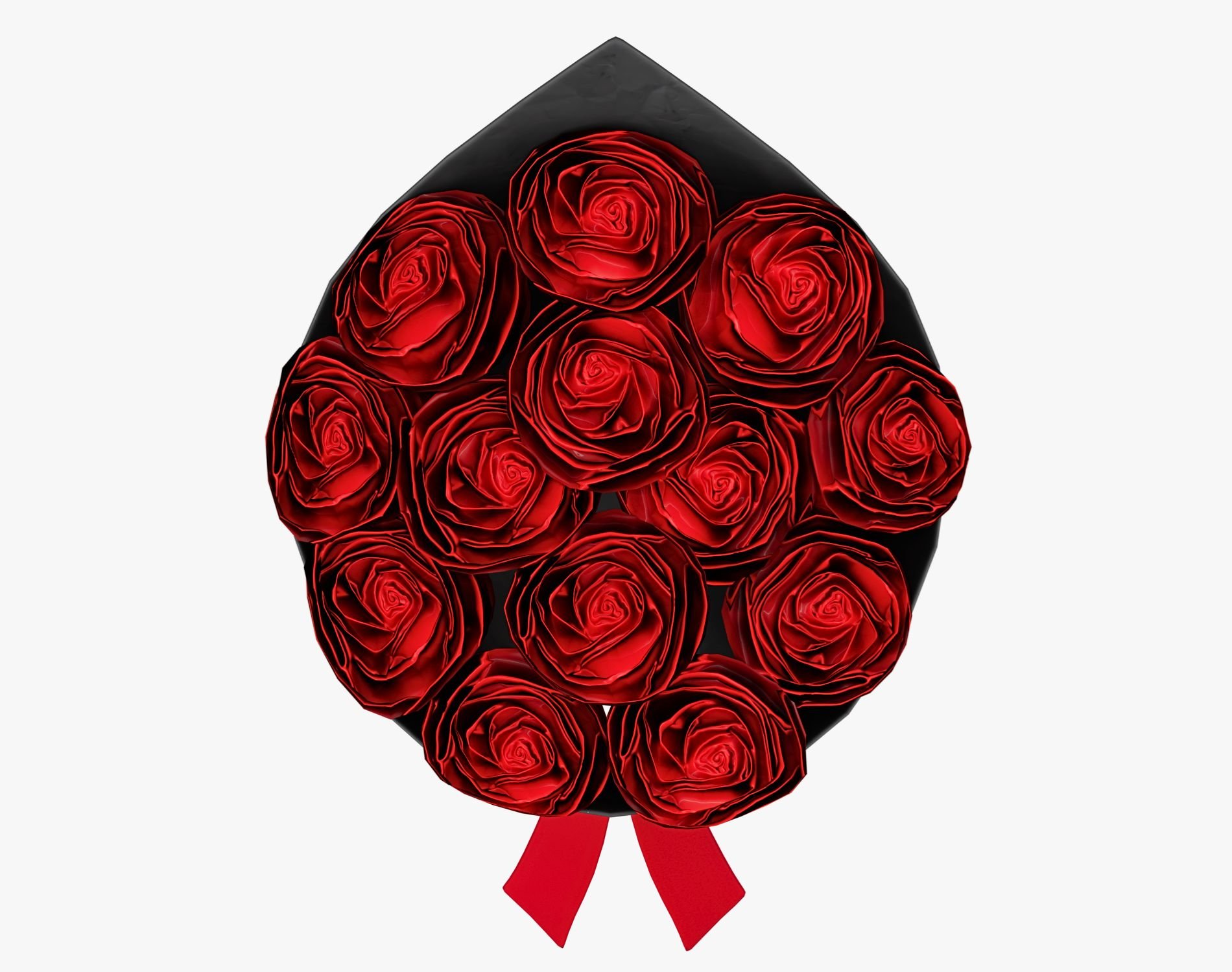 Valentine’s Roses Bouquet - Romantic Flower Prop | WOLVES STUDIO
