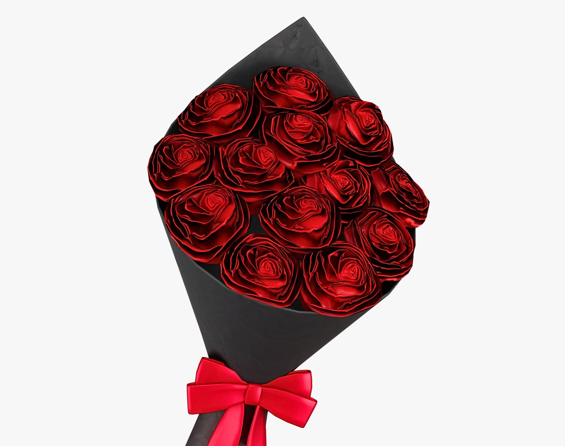 Valentine’s Roses Bouquet - Romantic Flower Prop | WOLVES STUDIO