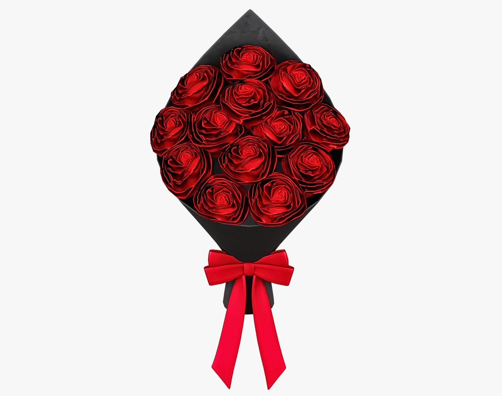 Valentine’s Roses Bouquet - Romantic Flower Prop | WOLVES STUDIO
