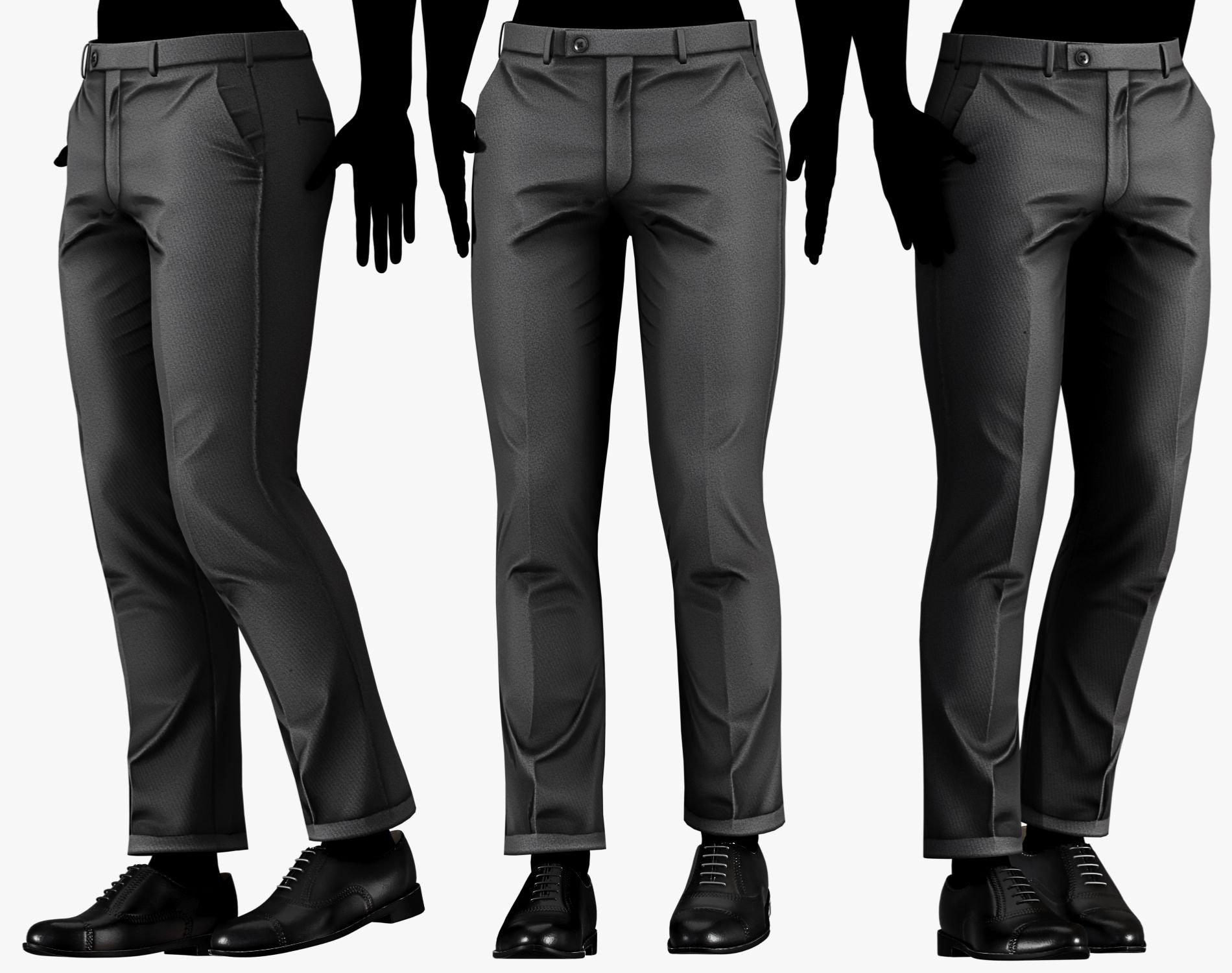 Suit Pants Mafia Style Pack 02 | WOLVES STUDIO