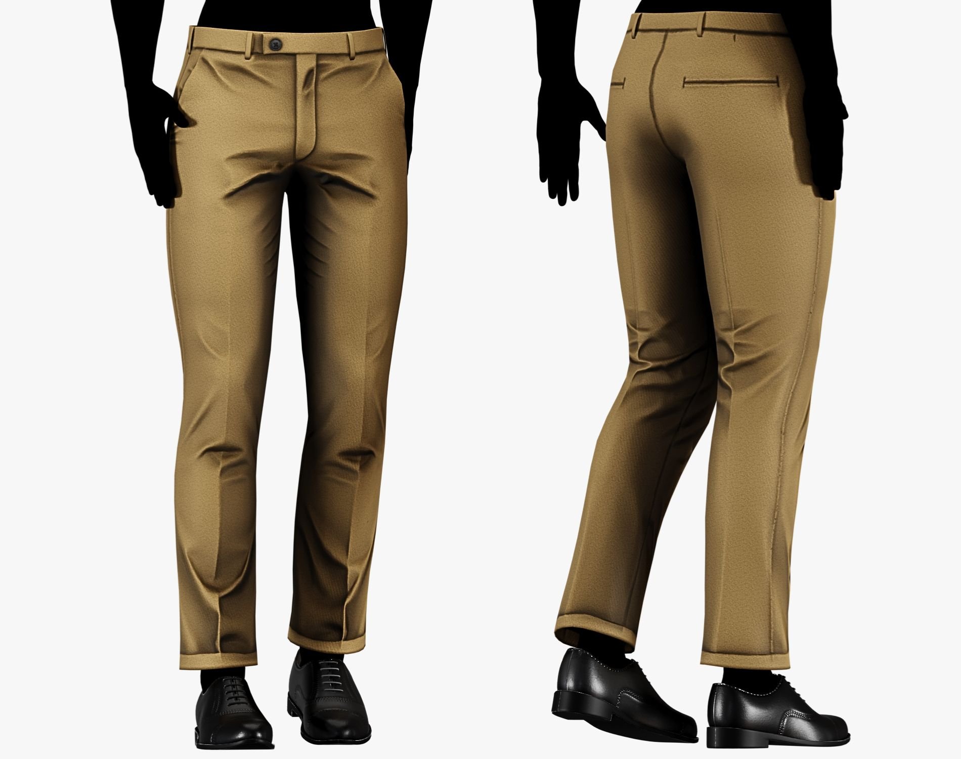 Suit Pants Mafia Style Pack 02 | WOLVES STUDIO