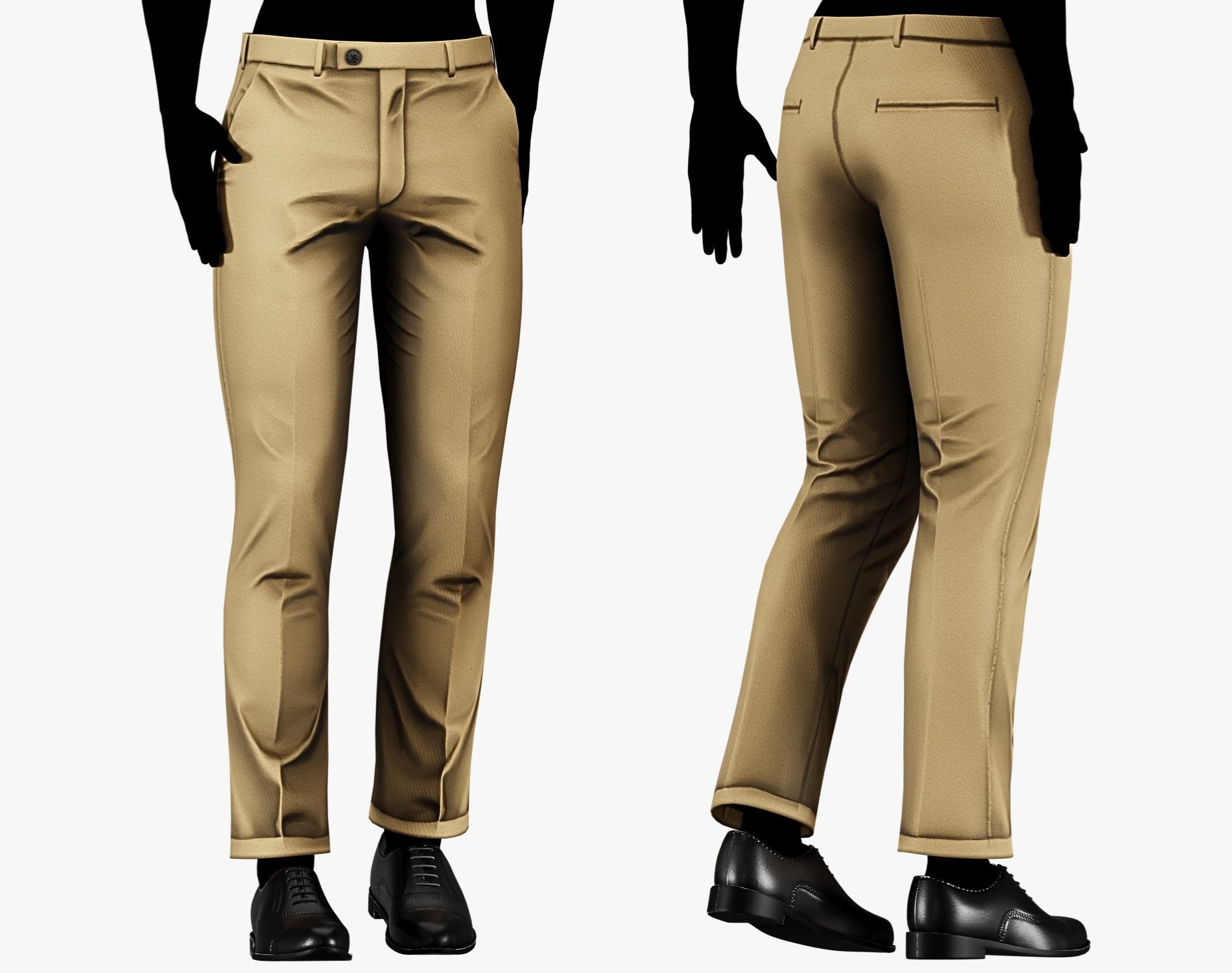 Suit Pants Mafia Style Pack 02 | WOLVES STUDIO