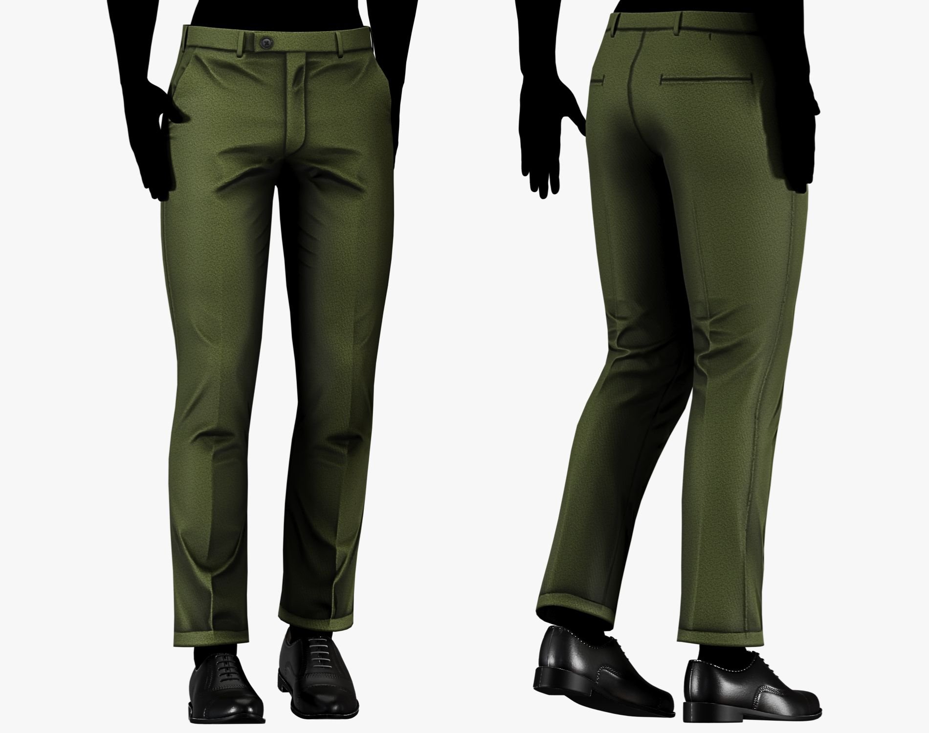 Suit Pants Mafia Style Pack 02 | WOLVES STUDIO
