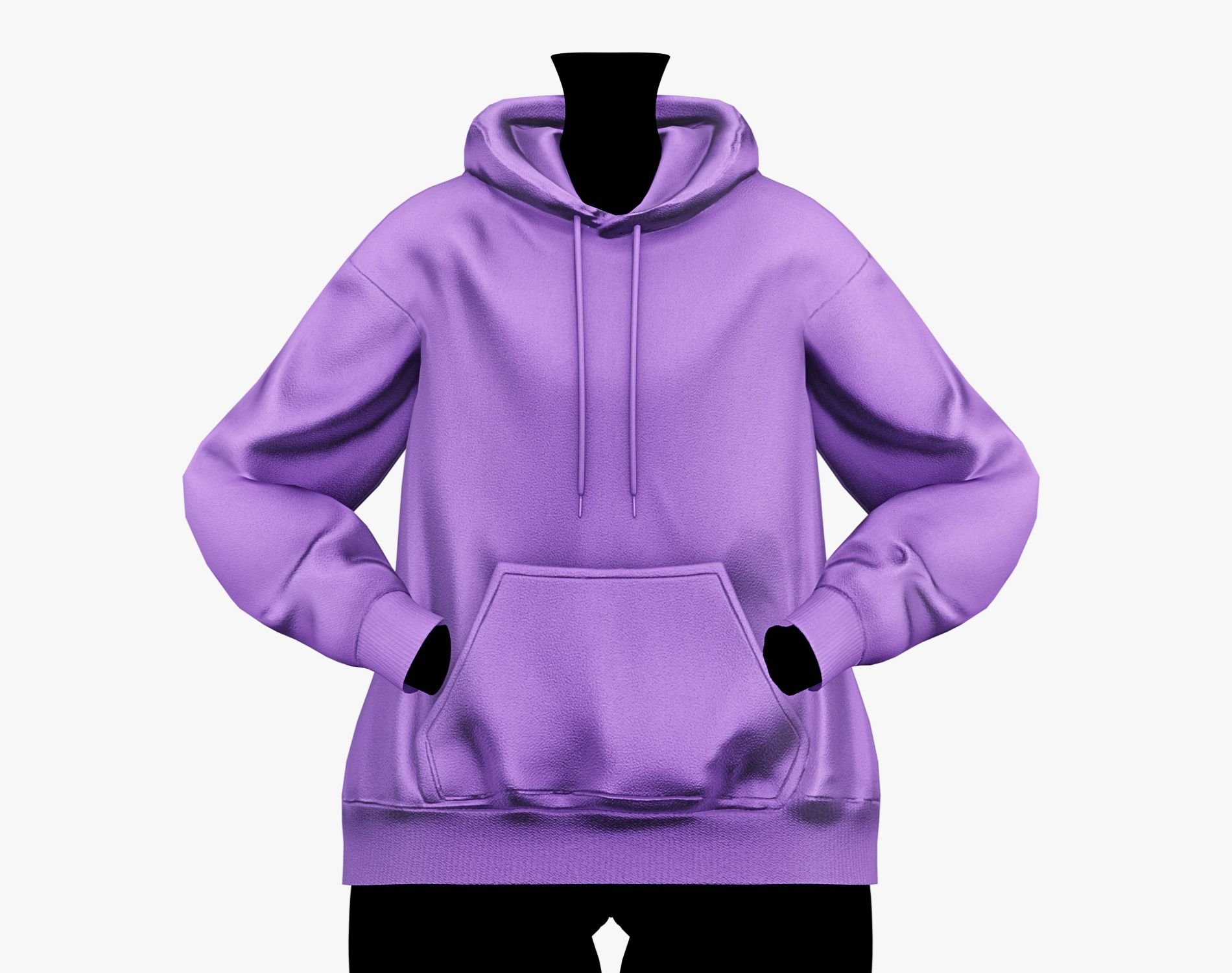 Sweatshirt Kawaii Essentials Pack | 10 Colors | Rigged | VRChat Clothing | WOLVES STUDIO