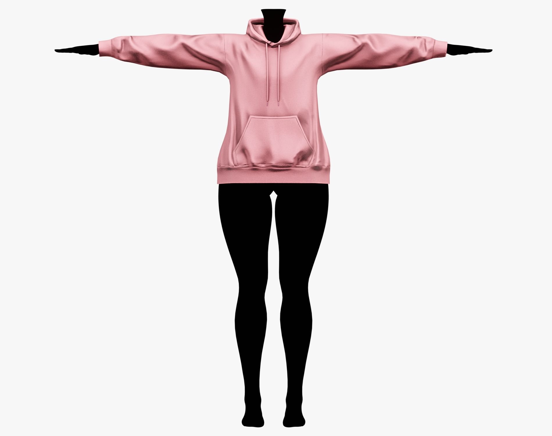 Sweatshirt Kawaii Essentials Pack | 10 Colors | Rigged | VRChat Clothing | WOLVES STUDIO