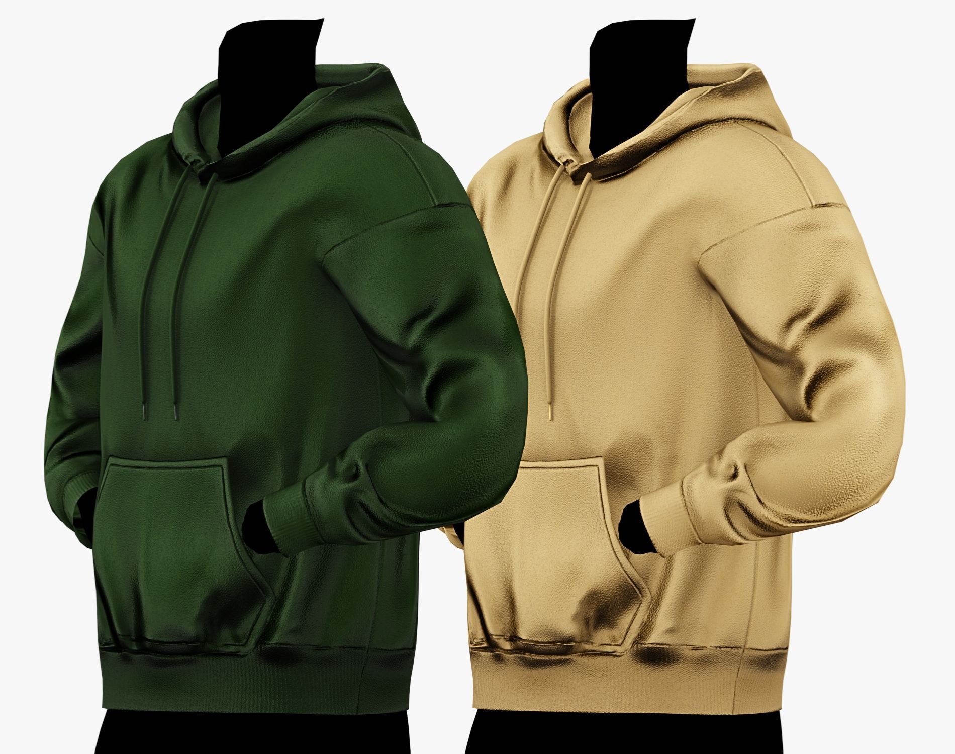 Sweatshirt Essentials Pack | 10 Colors | Rigged | VRChat Clothing | WOLVES STUDIO
