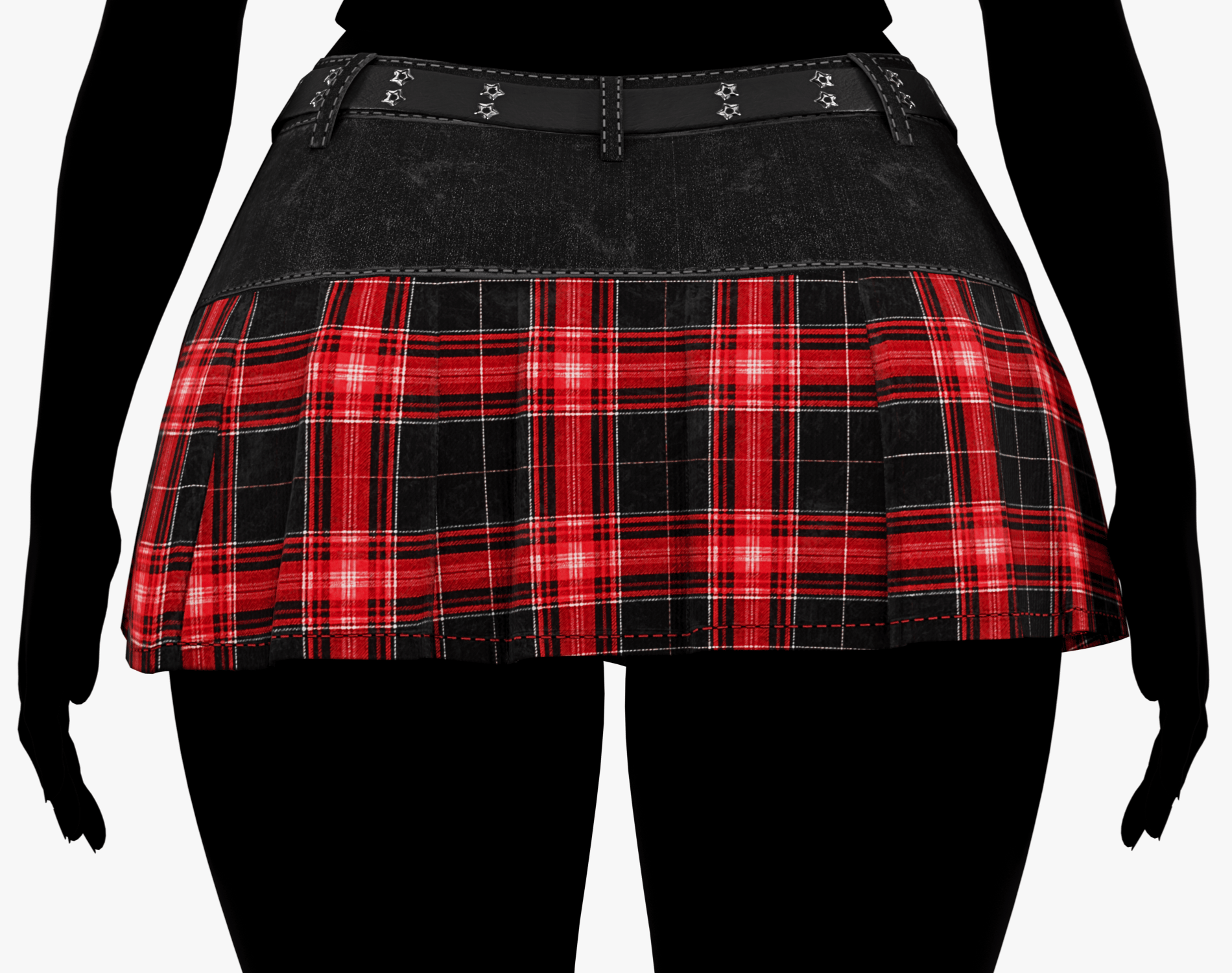 Babe Y2K Skirt Pack - Denim + Plaid (EGIRL) | WOLVES STUDIO