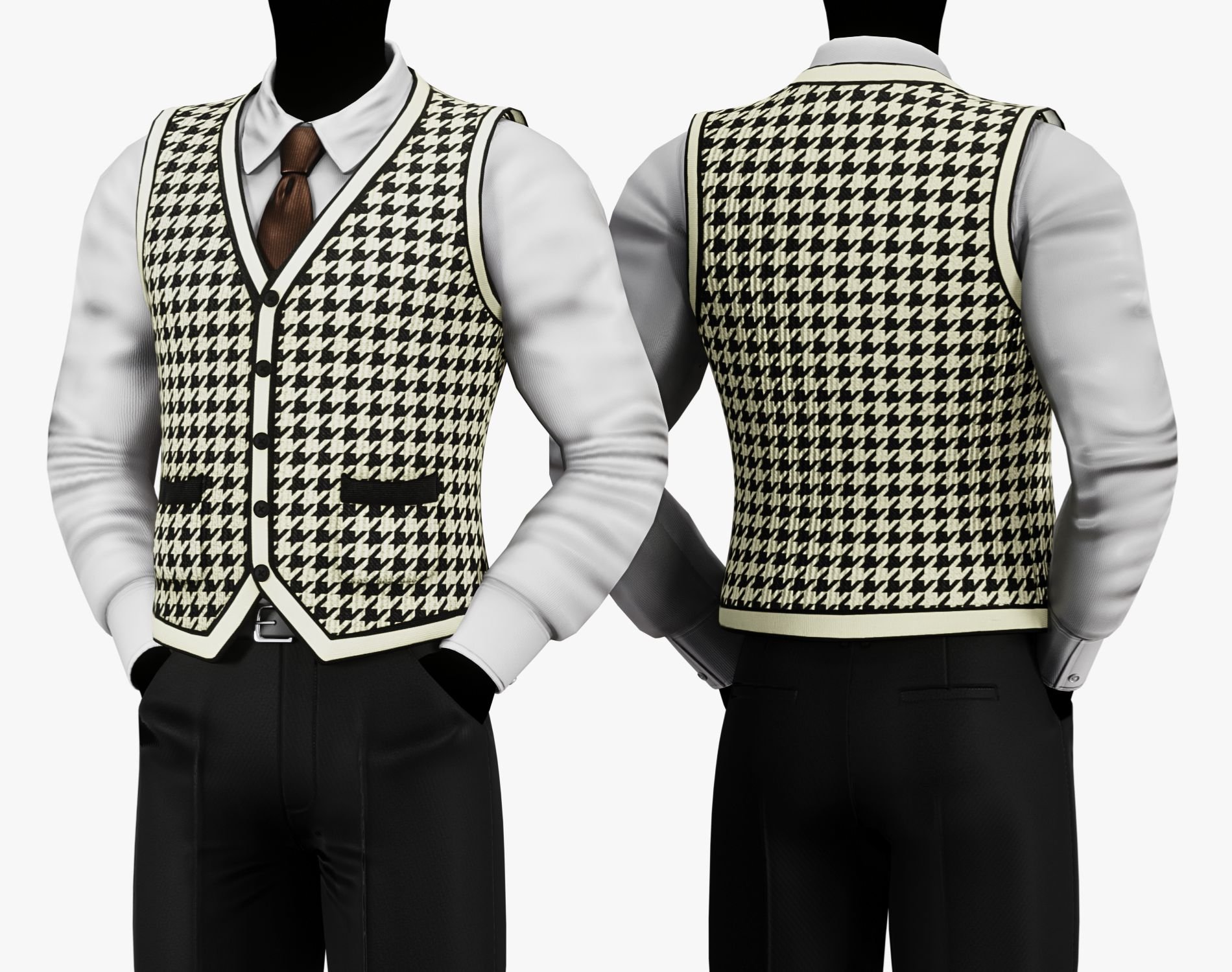 Dark Academia Sweater Vest Pack | WOLVES STUDIO