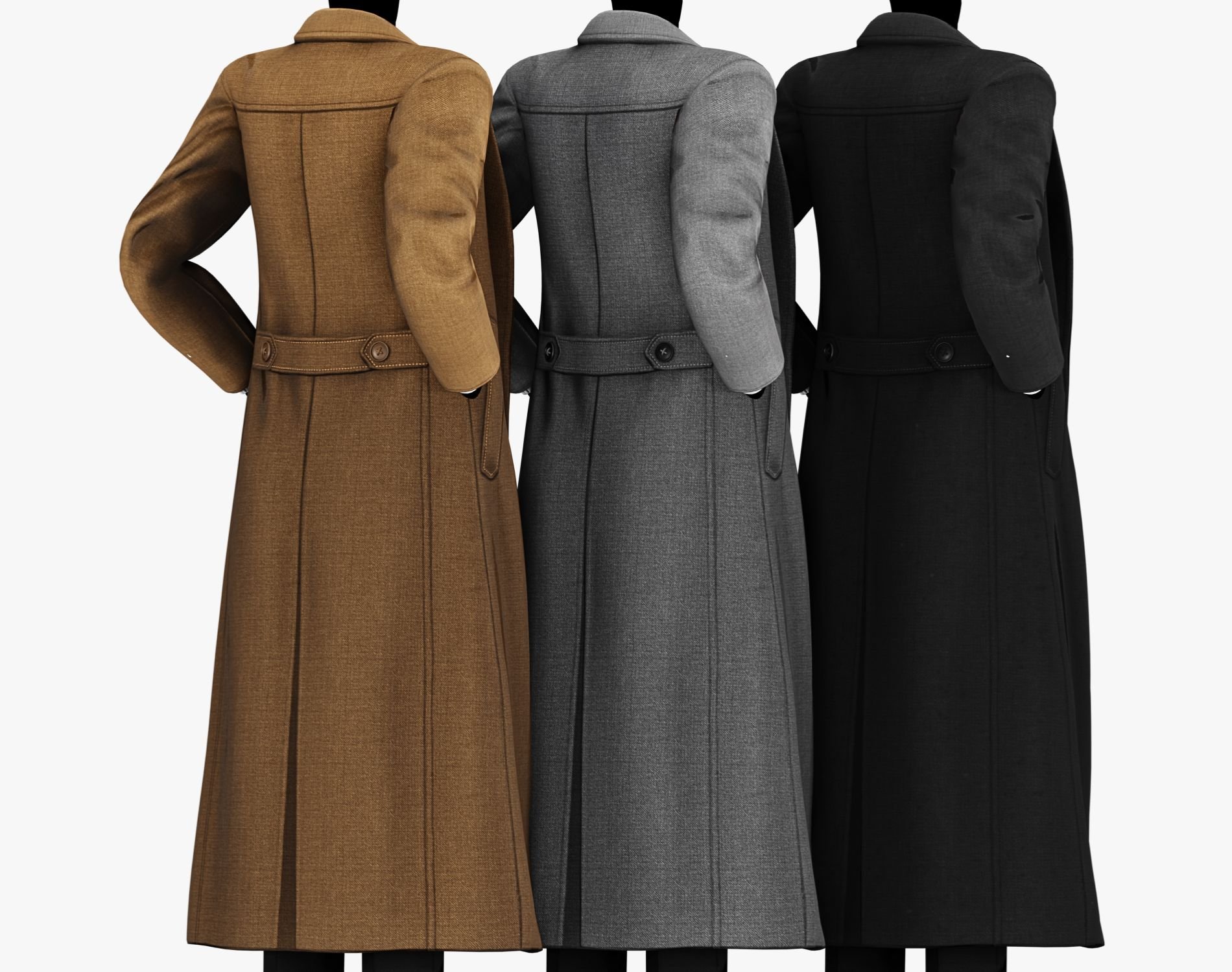 Classic Mens Winter Overcoat | WOLVES STUDIO